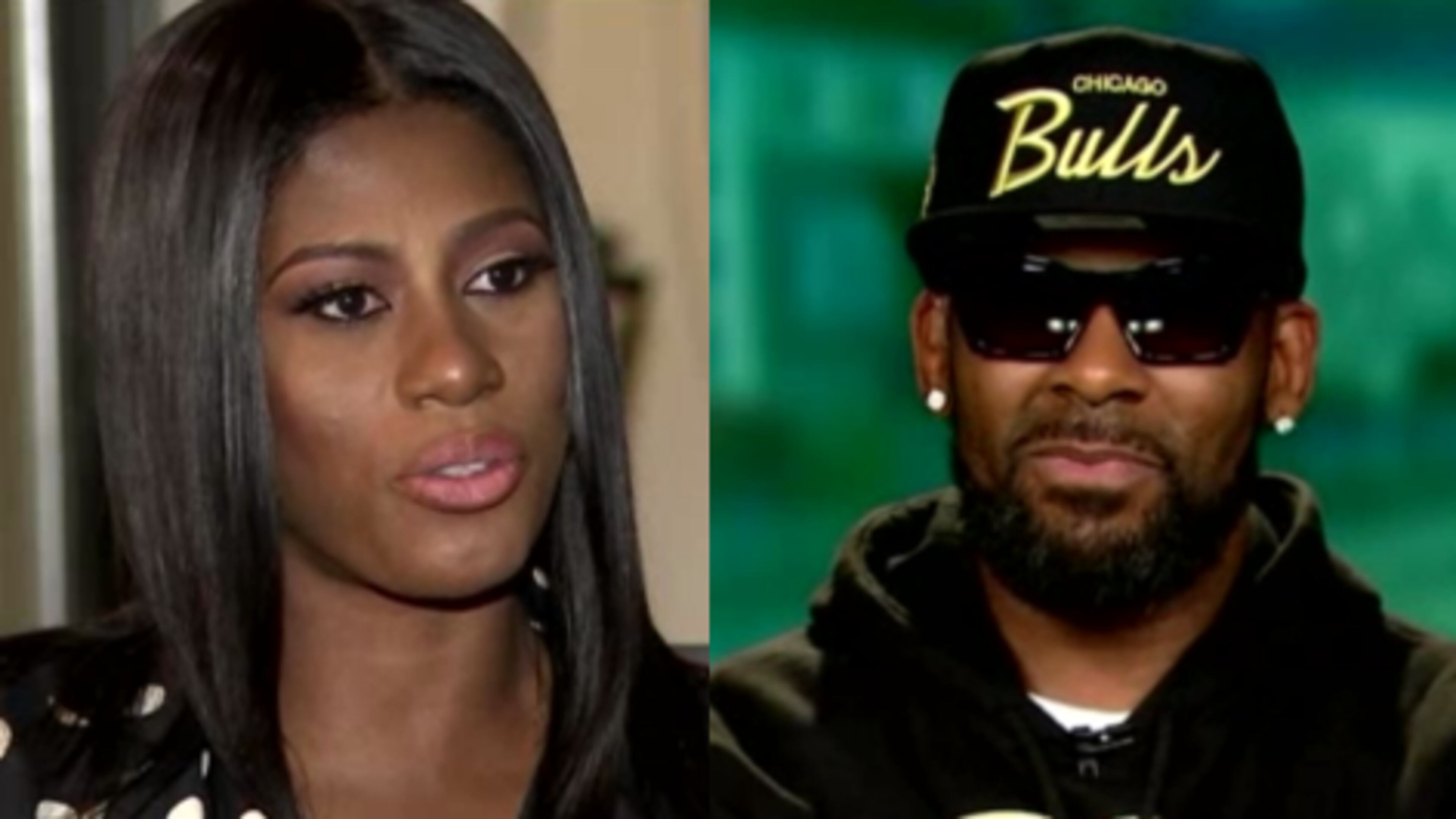 Asante McGee (left) is one of the many women accusing singer R. Kelly of sexually, physically and emotionally abusing them.