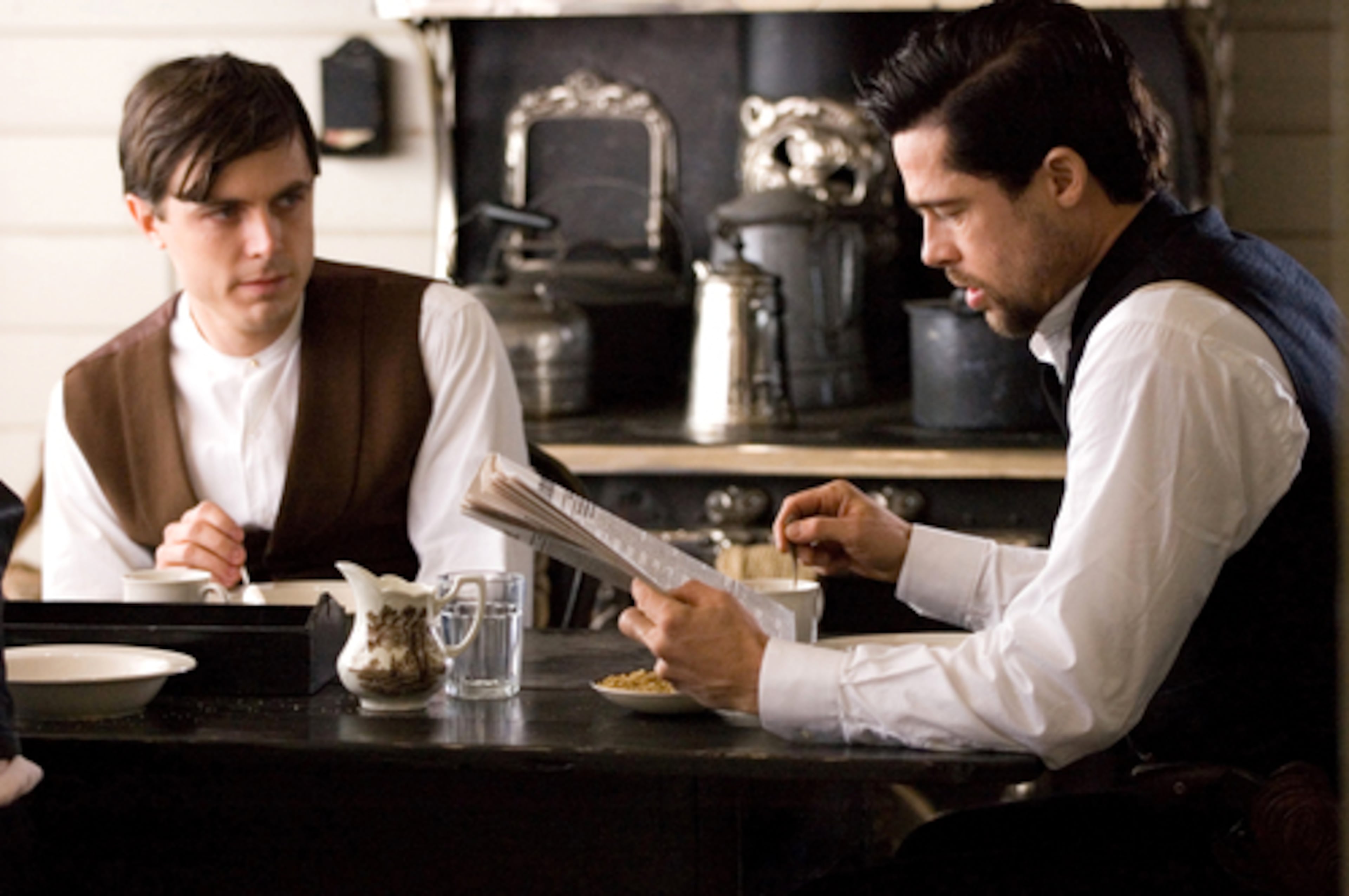 NAME: Casey Affleck (with Brad Pitt)CATEGORY: Actor in a Supporting RoleFOR WORK IN: 'The Assassination of Jesse James by the Coward Robert Ford'