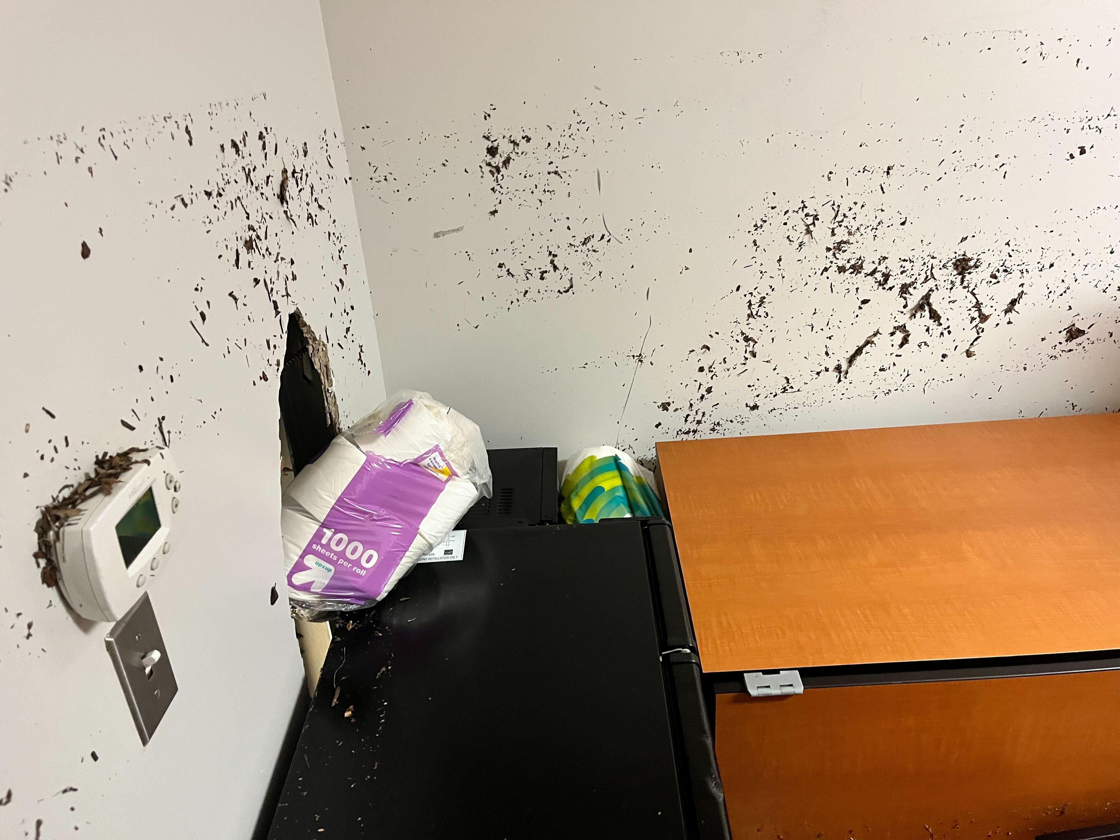 Water surged through dorm buildings and students were forced to evacuate during Thursday’s deluge.