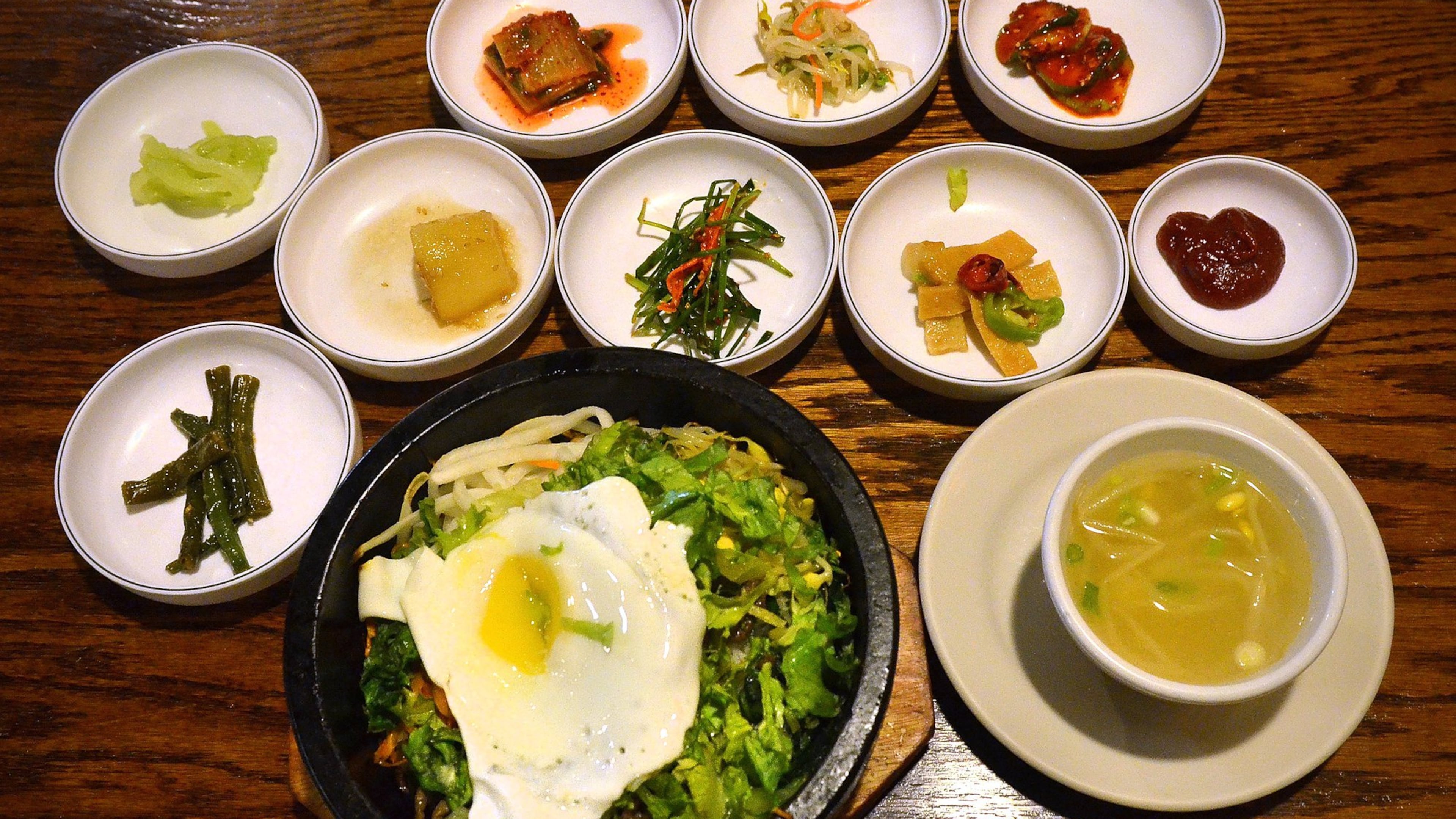 Dolsot bibimbap is a specialty at Woo Nam Jeong Stone Bowl House in Doraville. (Chris Hunt / special)