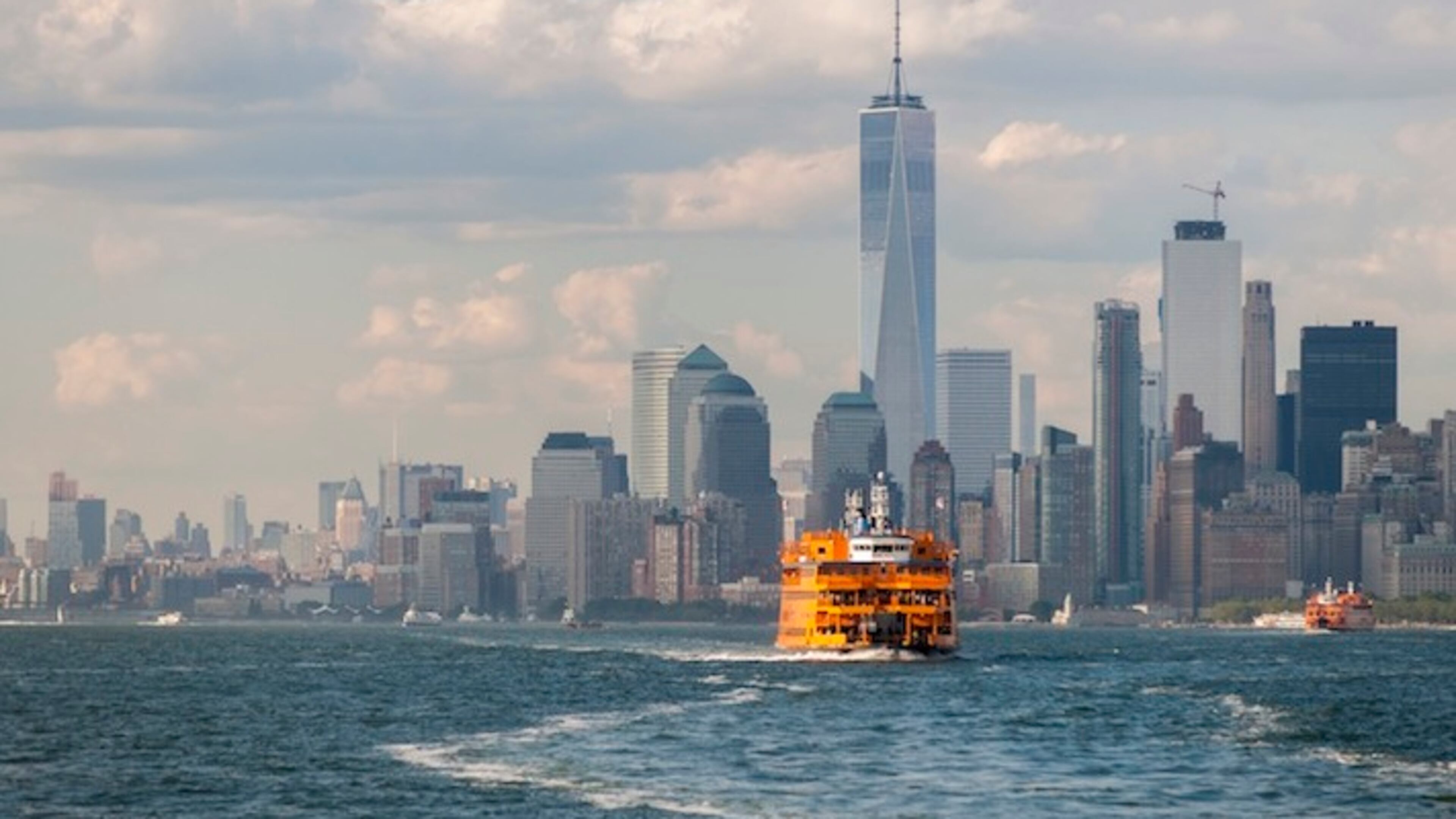 The Staten Island Ferry on its way to St. George Terminal on Thursday, June 30, 2016 in New York, NY. (Richard B. Levine/Sipa USA/TNS)