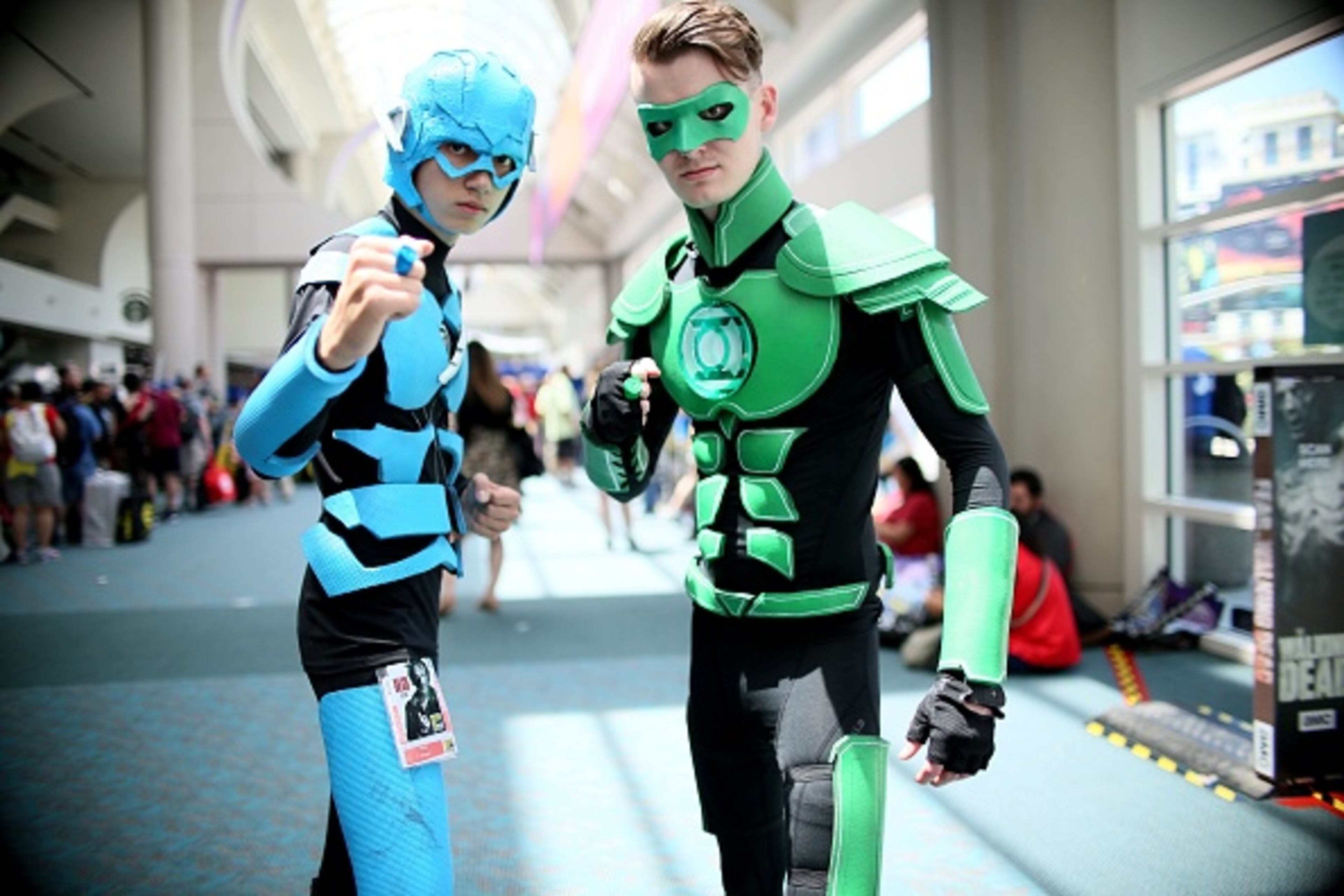 SAN DIEGO, CA - JULY 20: Cosplay charactors at the San Diego Convention Center during Comic Con International on July 20, 2017 in San Diego, California. Comic Con International is North America's largest Comic convention featuring pop culture and entertainment elements across virtually all genres, including horror, animation, anime, manga, toys, collectible card games, video games, webcomics, and fantasy novels as well as movie premieres and actor panels.(Photo by Sandy Huffaker/Getty Images)