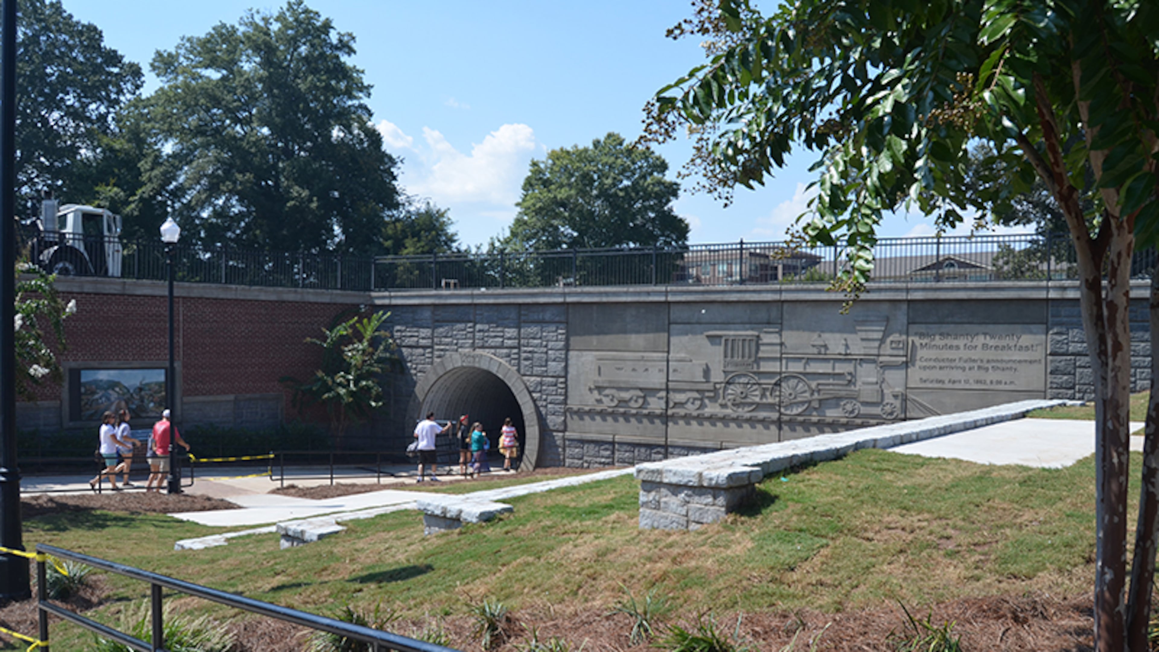 Rental rates for the Depot Tunnel Amphitheater have been approved by the Kennesaw City Council. Courtesy of Kennesaw