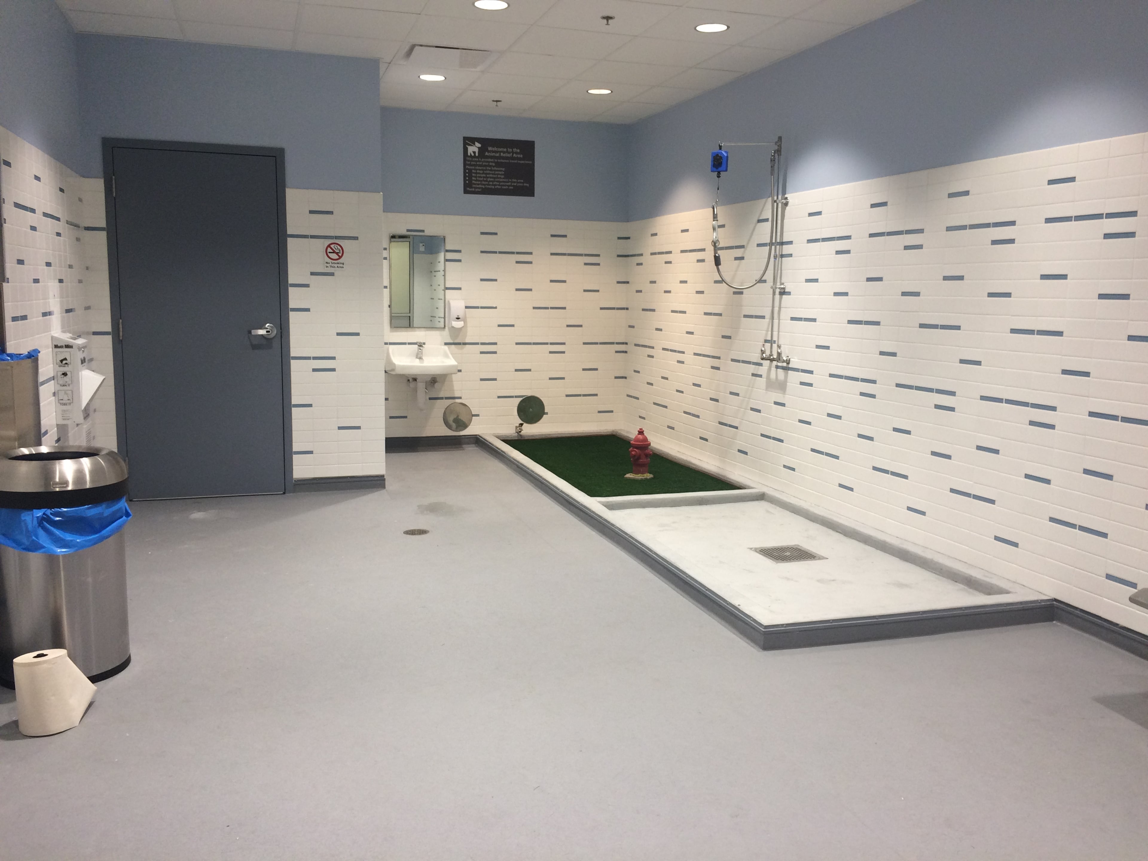 Pet relief area on Concourse C at Hartsfield-Jackson
