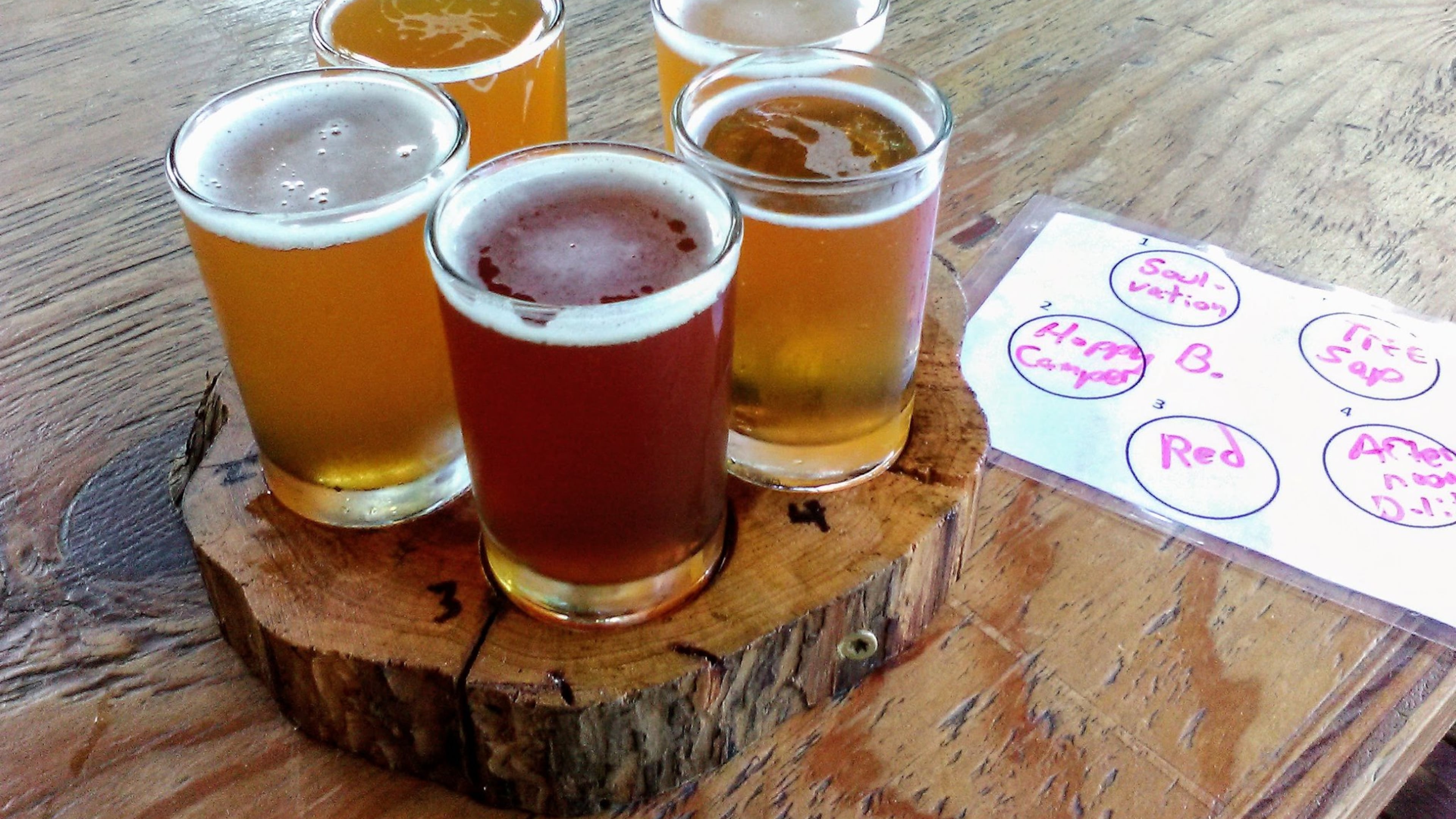 A sampler tray of different beer styles brewed at Innovation Brewing in the charming mountain town of Sylva. Innovation has over 30 house-made beers on tap. CONTRIBUTED BY BLAKE GUTHRIE