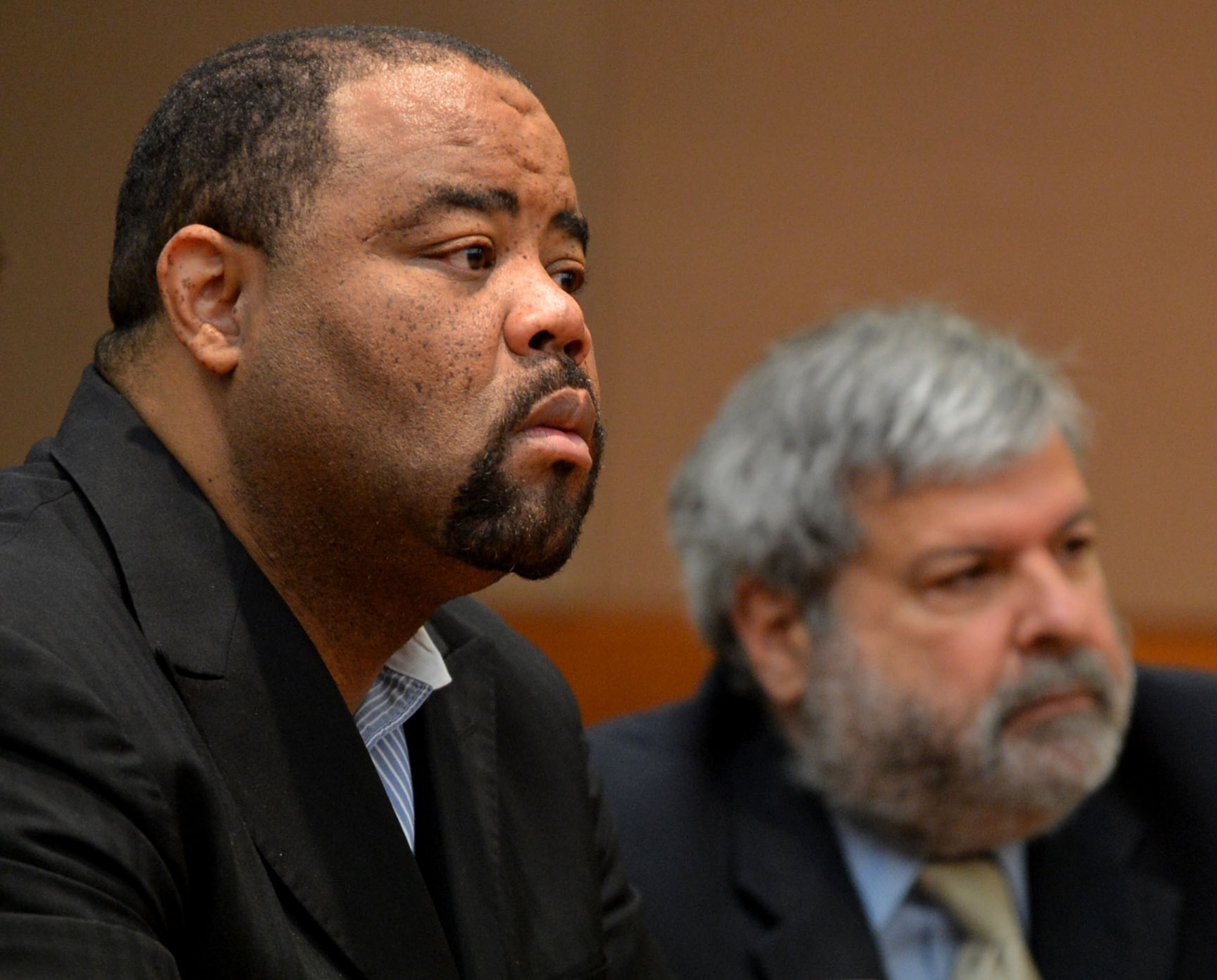 Christopher Waller, the former principal of Parks Middle School, sits with his attorney, Don Samuel (right), before he pleaded guilty and agreed to cooperate with prosecutors. Waller avoided prison time as a first-time offender. Instead, he must pay $50,000 in fines and restitution, serve five years of probation, perform 1,000 hours of community service and apologize.Educators in the Atlanta Public Schools cheating scandal enter pleas before Judge Jerry Baxter in Fulton County Superior Court Friday, February 21, 2014. Any defendants in the widespread Atlanta Public Schools cheating case who don't make guilty pleas by the end of Friday will likely go on trial this spring, including Superintendent Beverly Hall and senior members of her staff. KENT D. JOHNSON / KDJOHNSON@AJC.COM