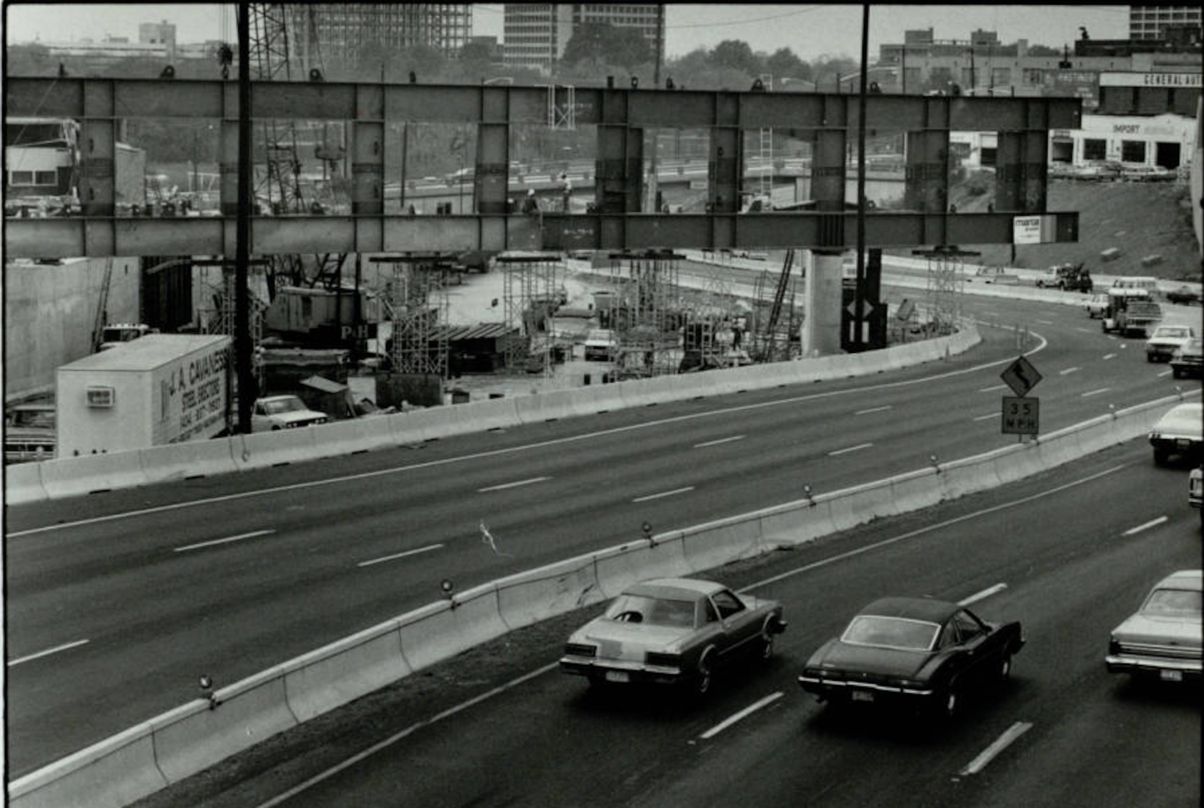 I-75/I-85 At West Peachtree, November 15, 1978