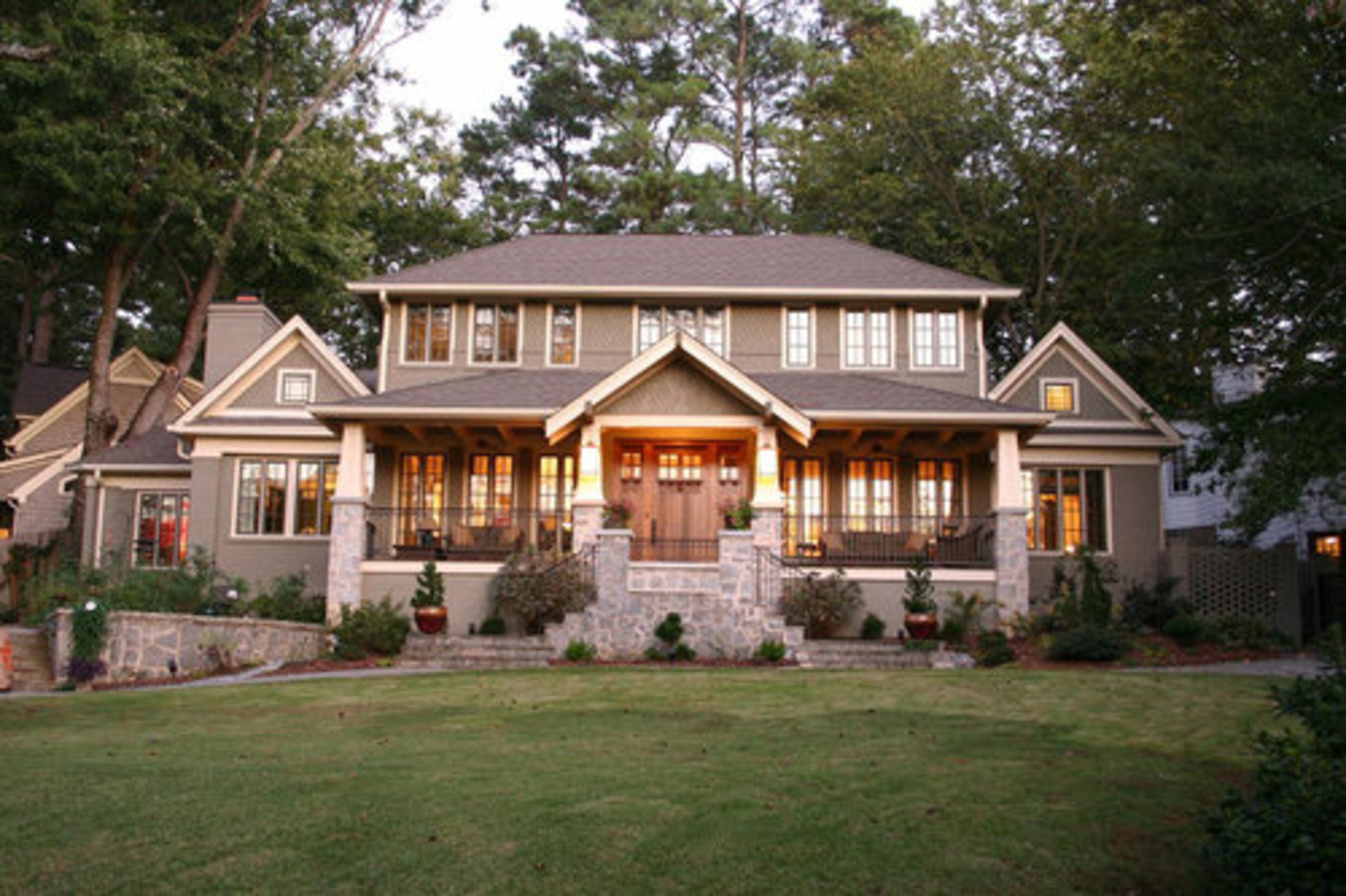 AFTER: The dramatic "after" shows the results of a well thought out enhancement to maximize curb appeal.