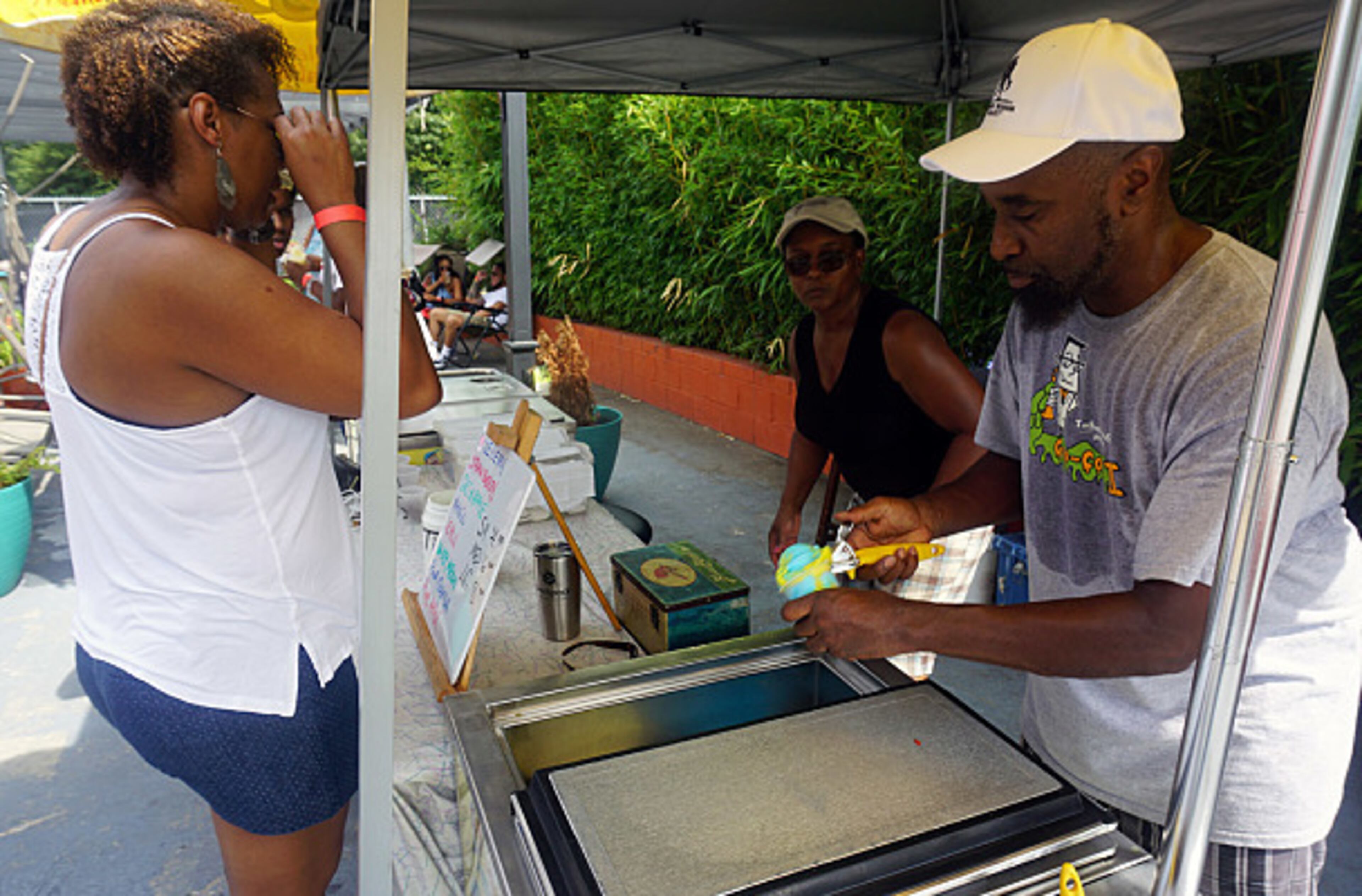 There were plenty of food vendors at the first black-owned Atlanta Food Truck Park.