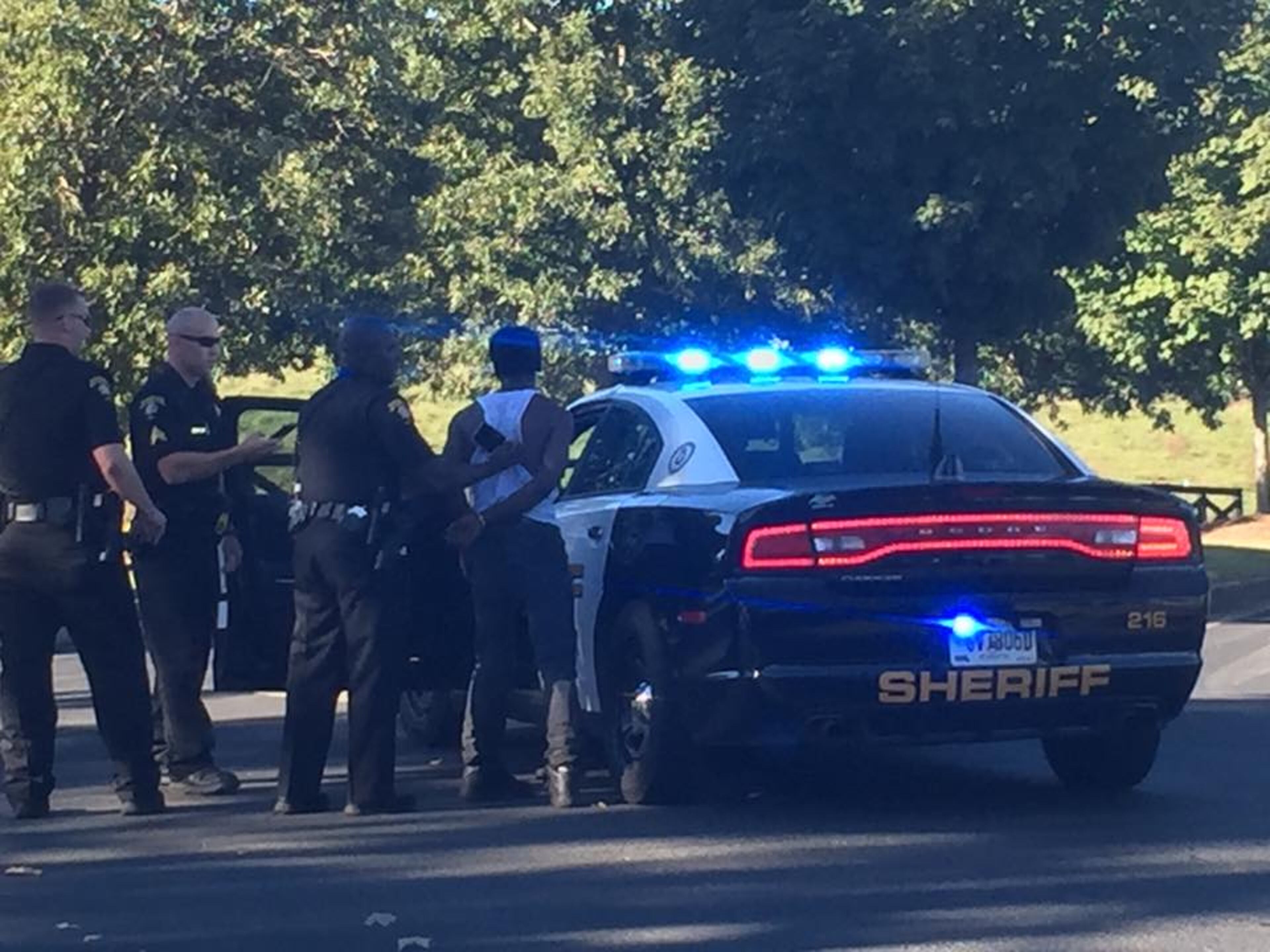 Four suspects were apprehended in Forsyth County Satuday morning. (Credit: Forsyth County Sheriff's Office)