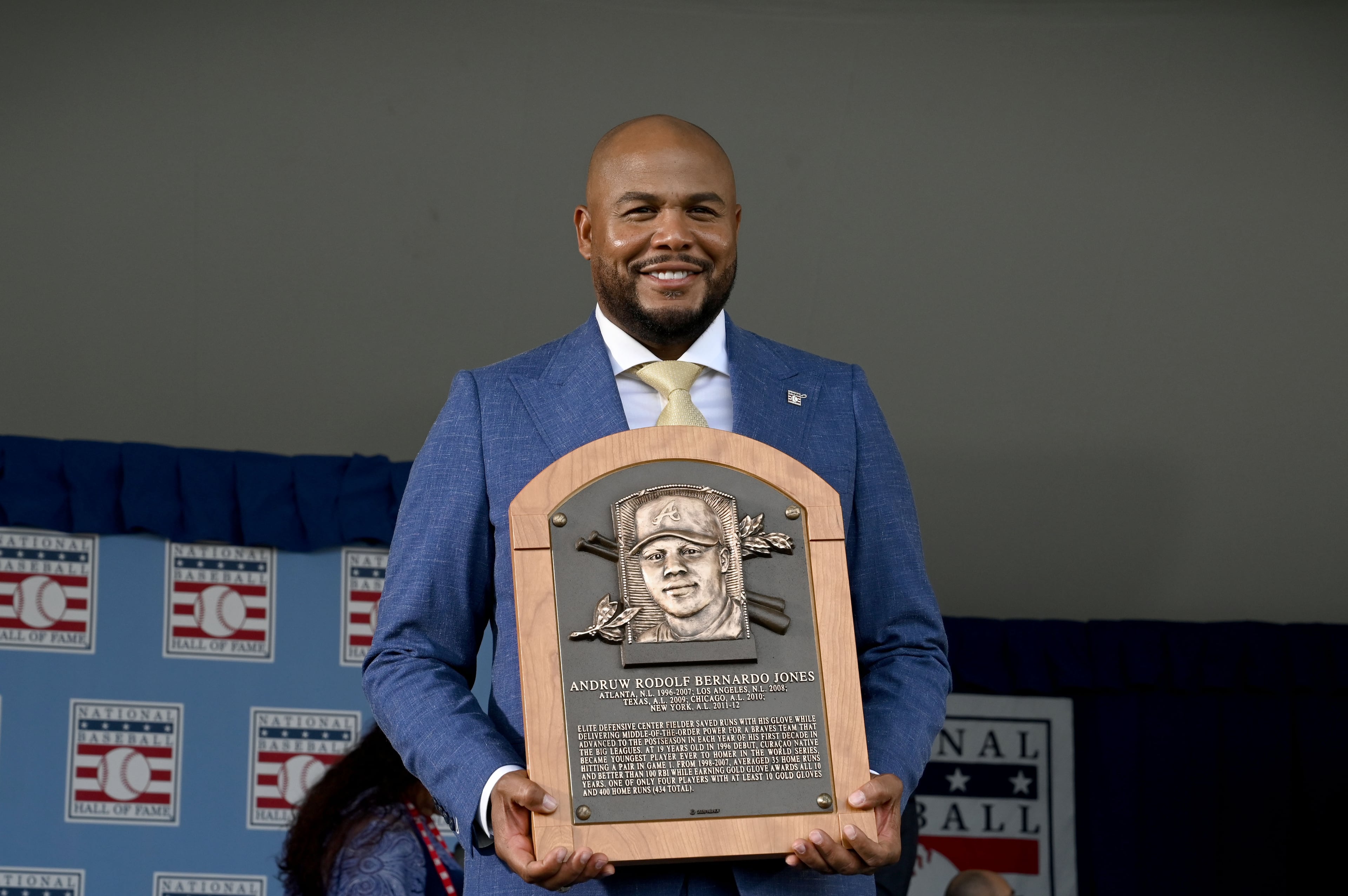 Andruw Jones inducted into Baseball Hall of Fame, Induction Ceremony