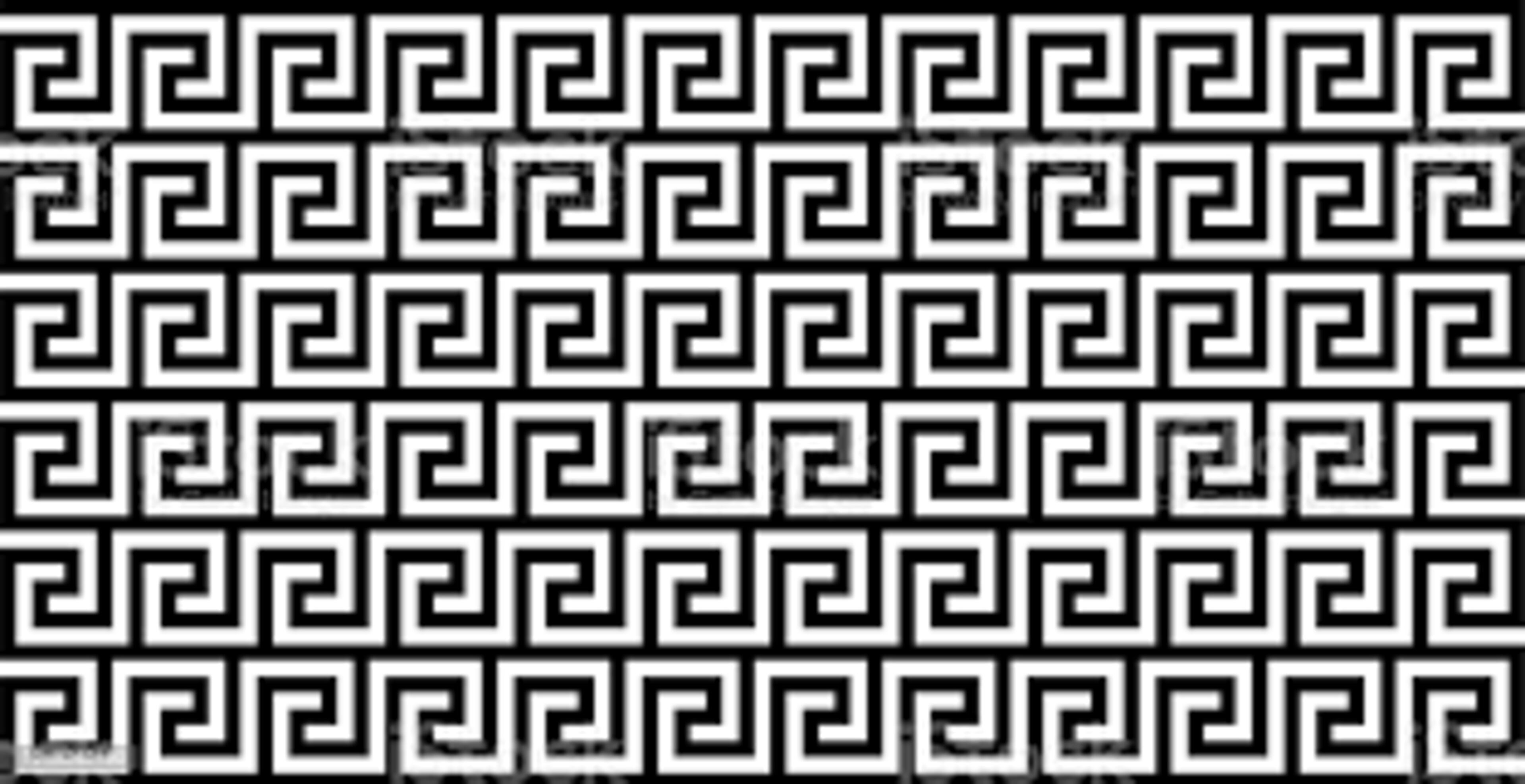 The meander pattern can be seen throughout Greece.