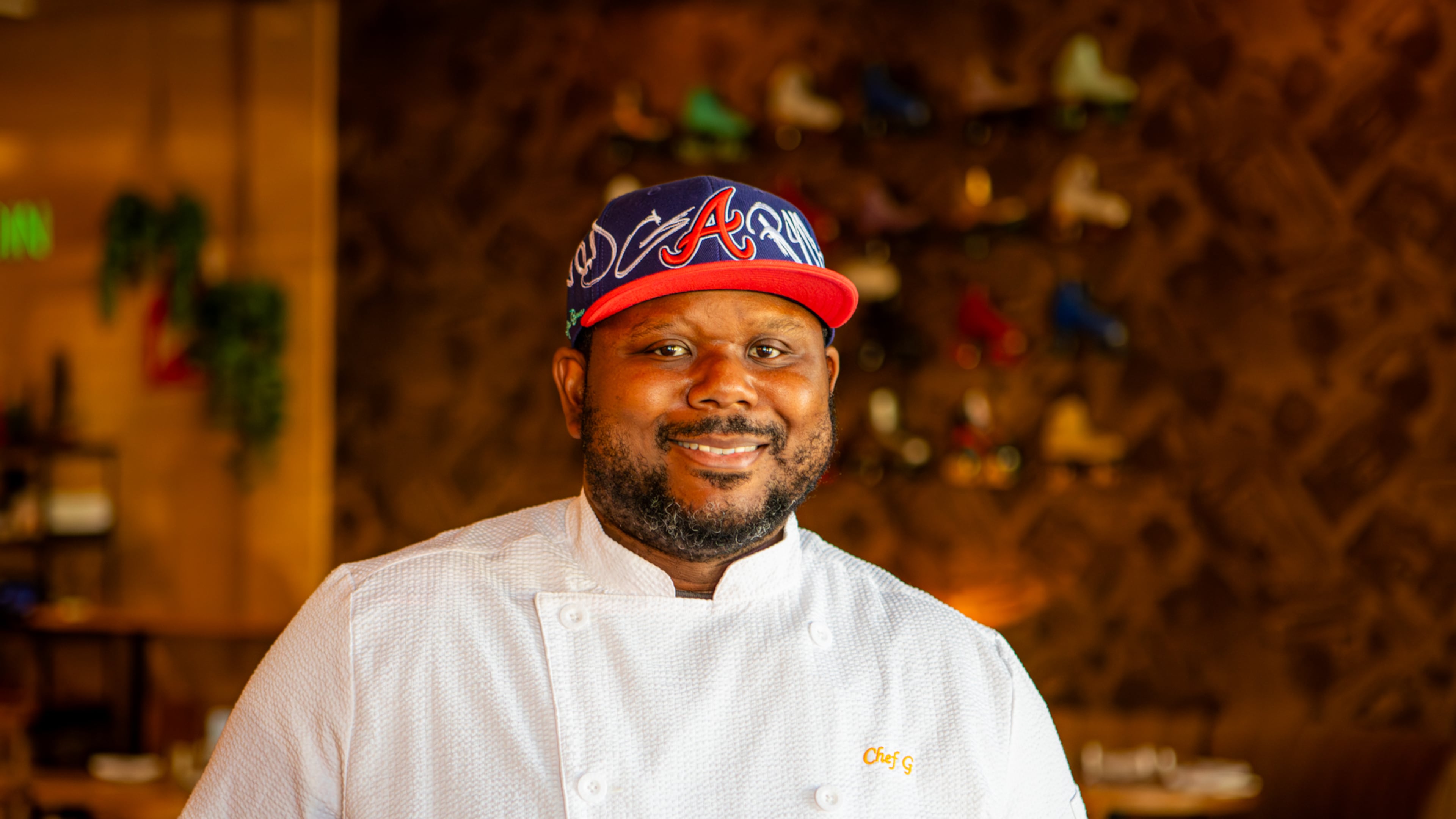 Chef Gary Caldwell at Marcus Bar & Grille in October 2025. Caldwell moved to One Flew South at Hartsfield-Jackson Atlanta International Airport in 2026.