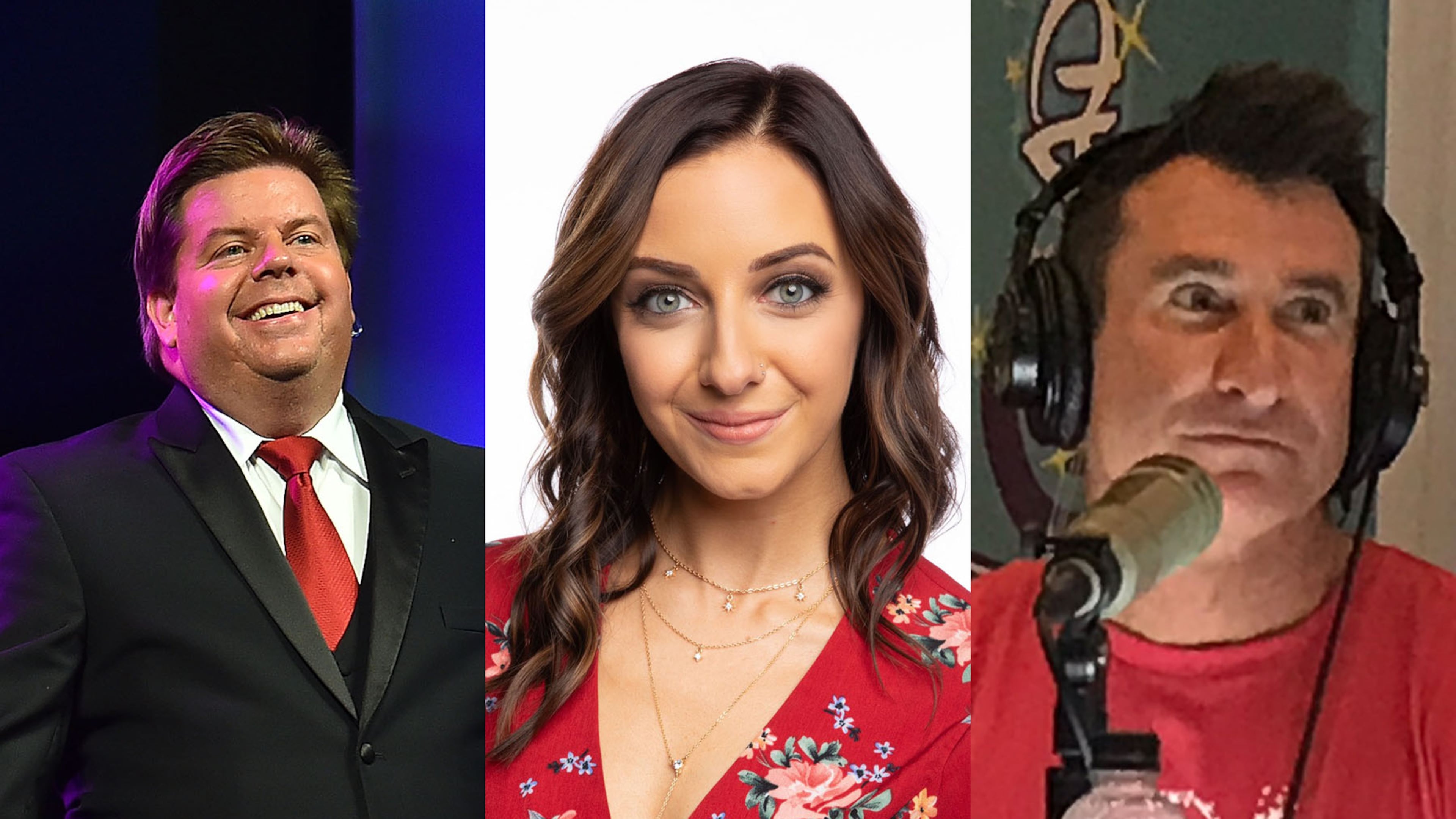 Jeff Dauler (left) addressed Bert Weiss firing Bert Show cast member Davi Crimmins on his "Upside" podcast June 21, seemingly calling his former boss a "bully." PUBLICITY PHOTOS/RODNEY HO/rho@ajc.com