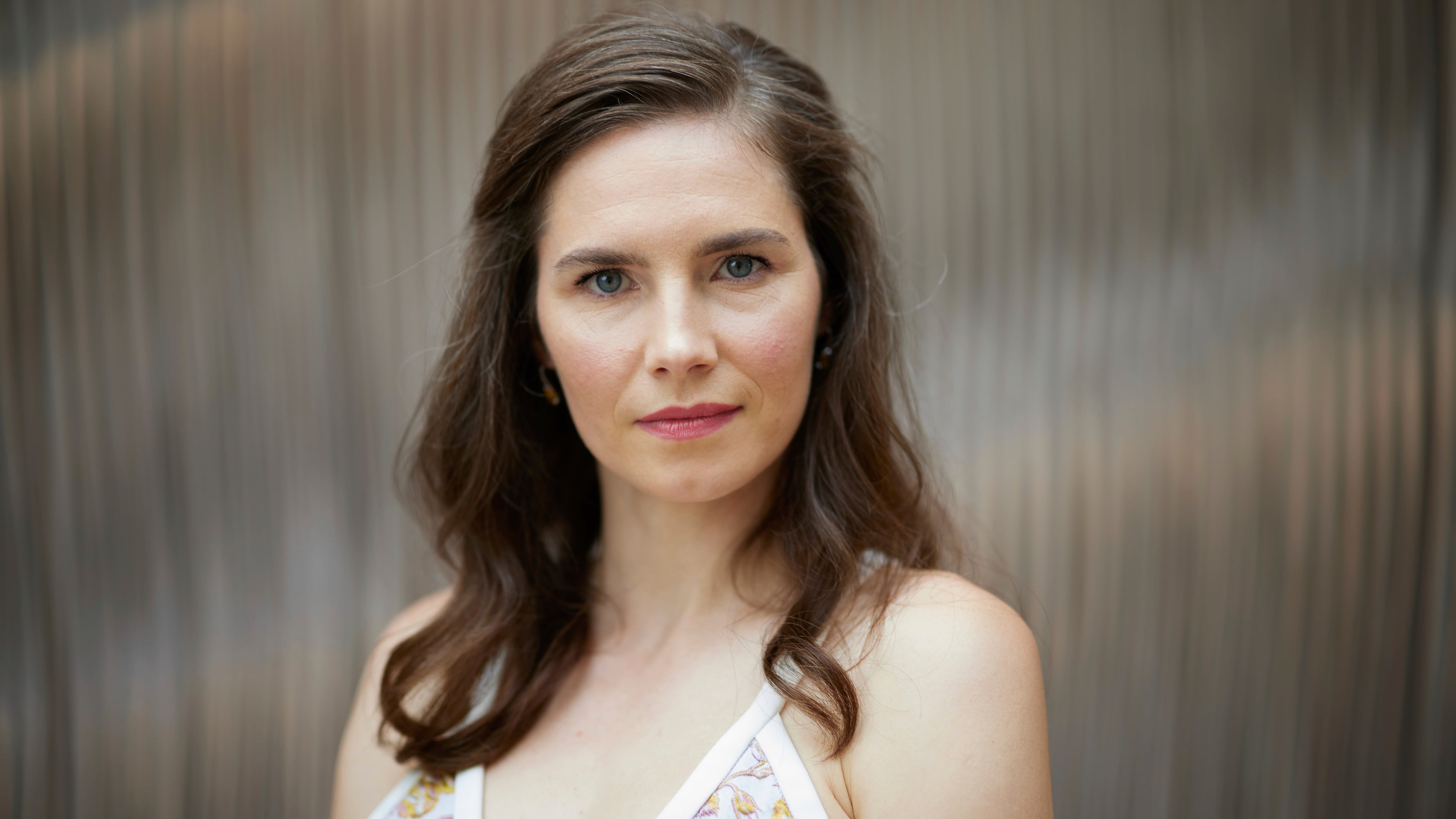 FILE - Amanda Knox poses for a portrait to promote "The Twisted Tale of Amanda Knox" Aug. 19, 2025, in New York. (Photo by Matt Licari/Invision/AP, File)