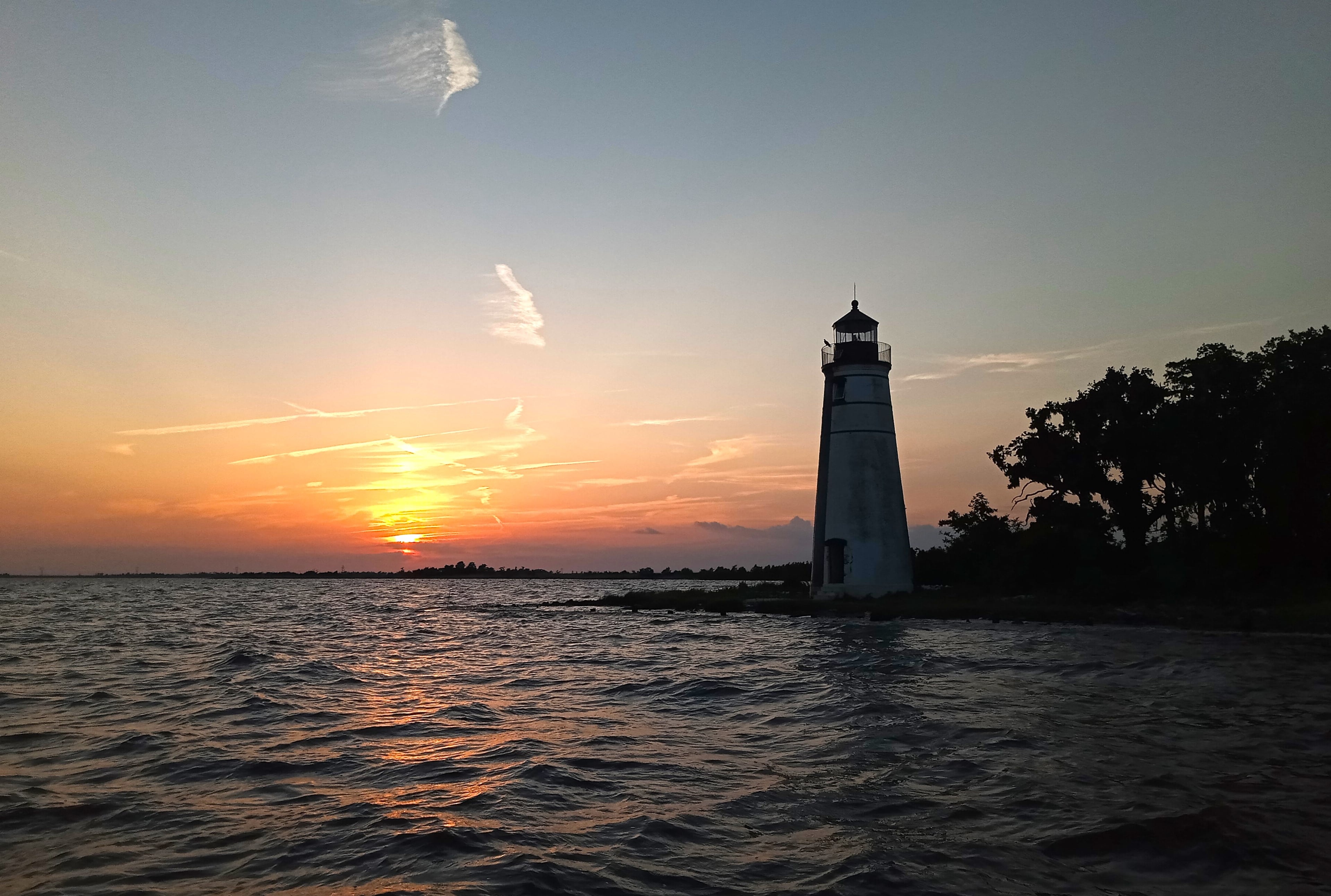 The Tchefuncte River Lighthouse is a popular spot on the Northshore for
viewing the sunset.
Courtesy of Blake Guthrie