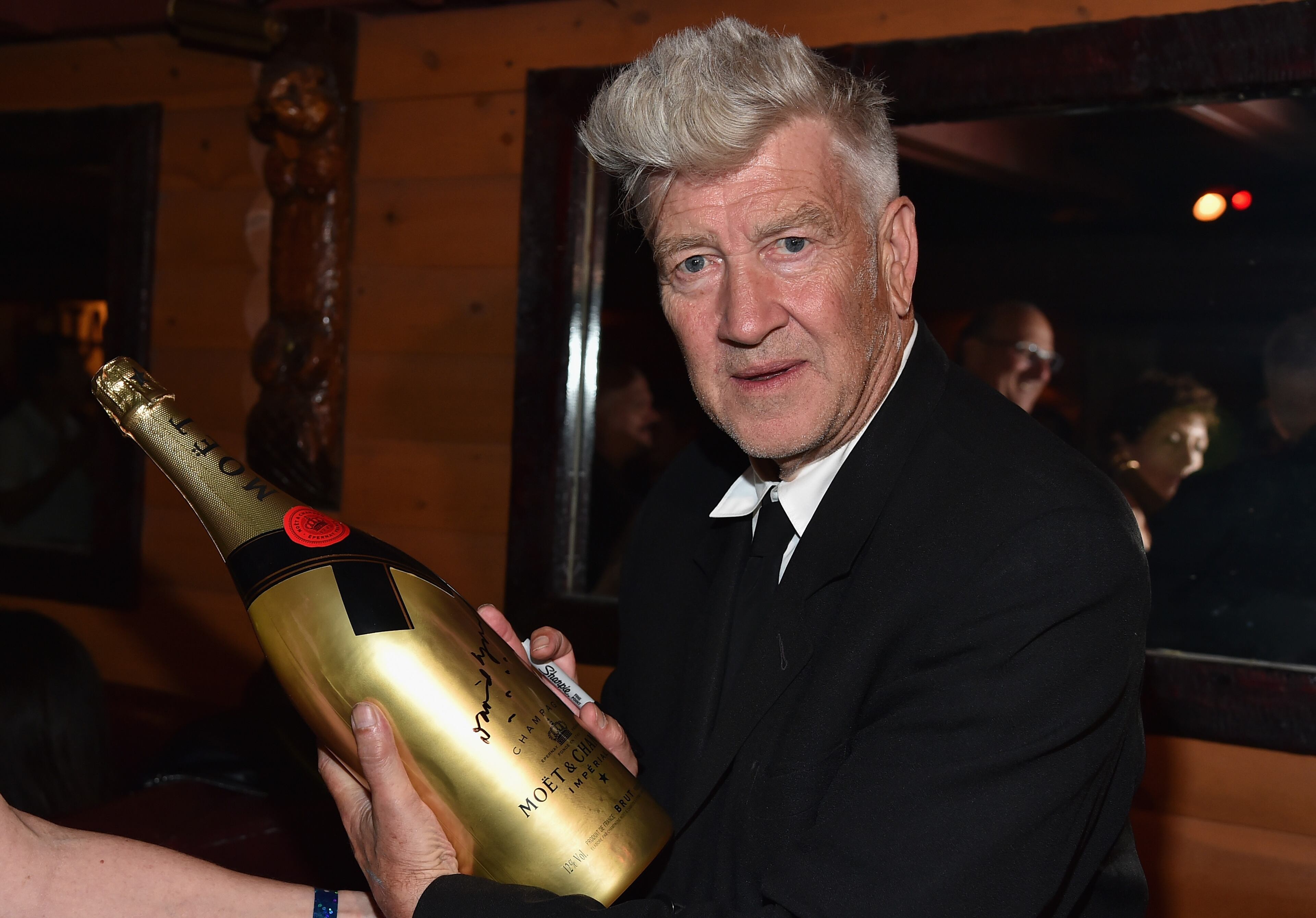 LOS ANGELES, CA - JULY 16: Director David Lynch attends the after party for The American Film Institute Presents "Twin Peaks-The Entire Mystery" Blu-Ray/DVD release at Bigfoot Lodge on July 16, 2014 in Los Angeles, California. (Photo by Alberto E. Rodriguez/Getty Images)