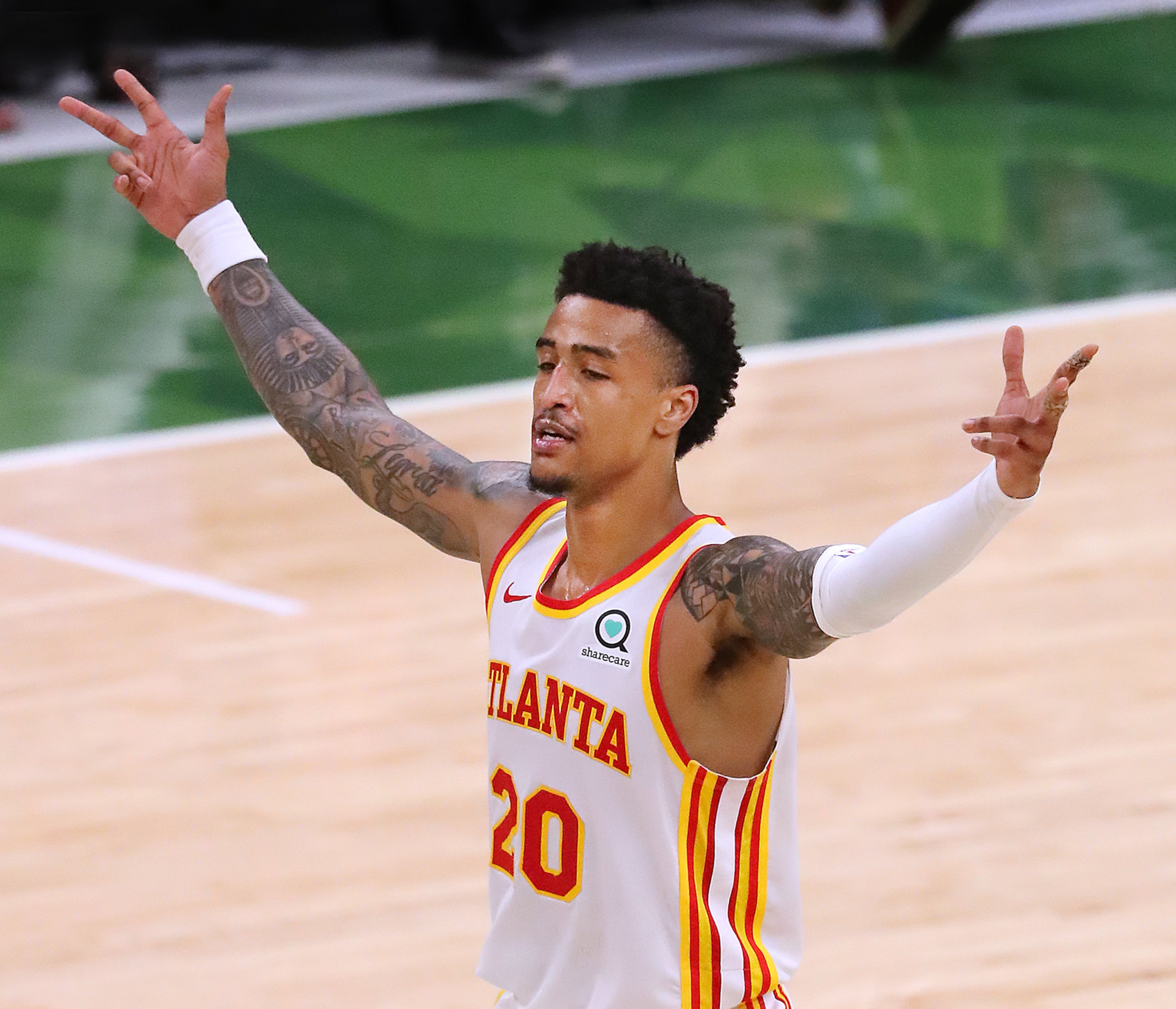 Collins has averaged 16.8 points and 8.4 rebounds over 239 games in four seasons with the Hawks.