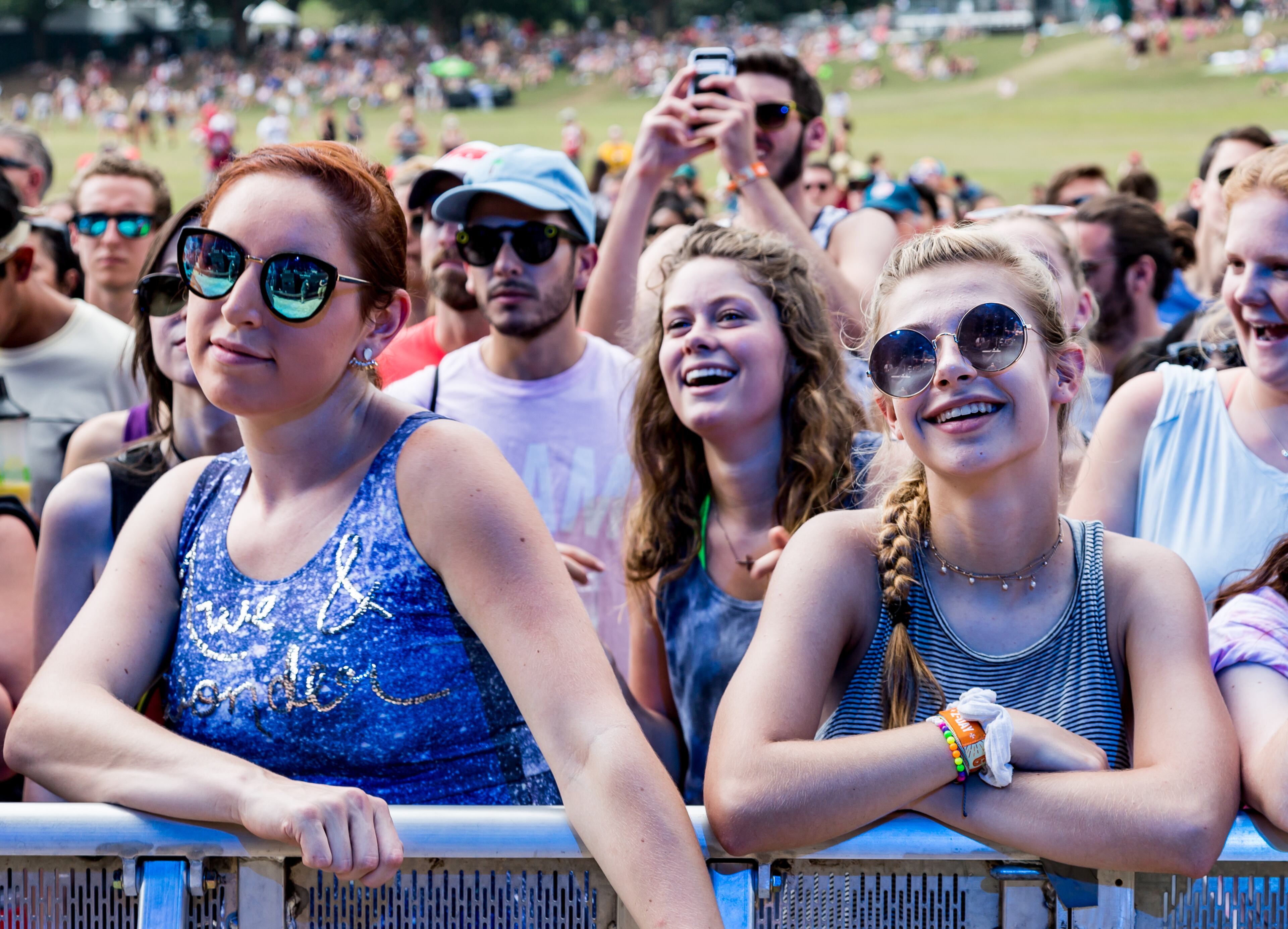Crowds gather for performances at Music Midtown in Piedmont Park on Sunday, Sept. 17, 2017.