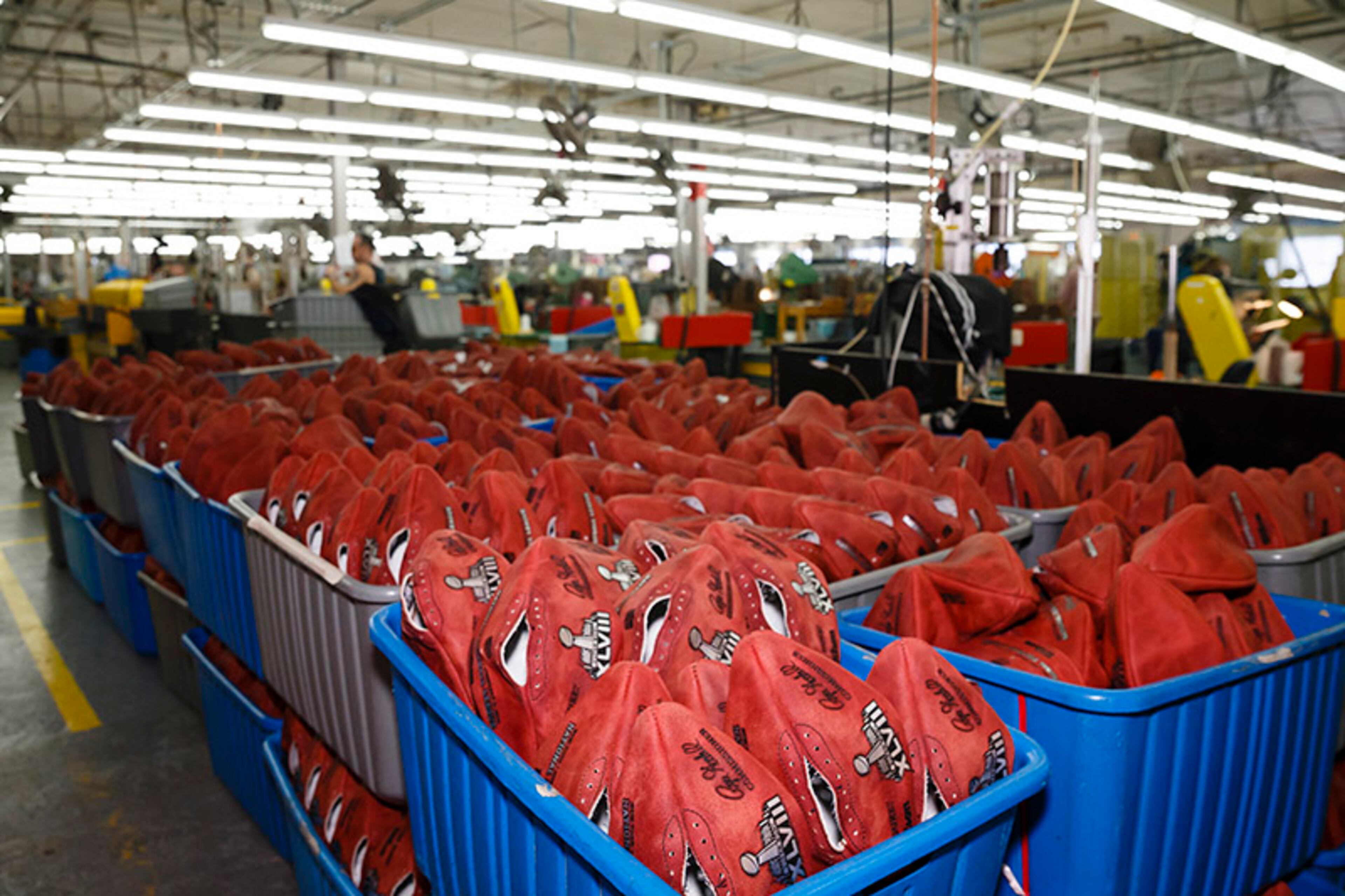 Thousands of game balls will be process before the Feb. 2 game. Many will be used during the game, more will be sold to Super Bowl and NFL enthusiasts.