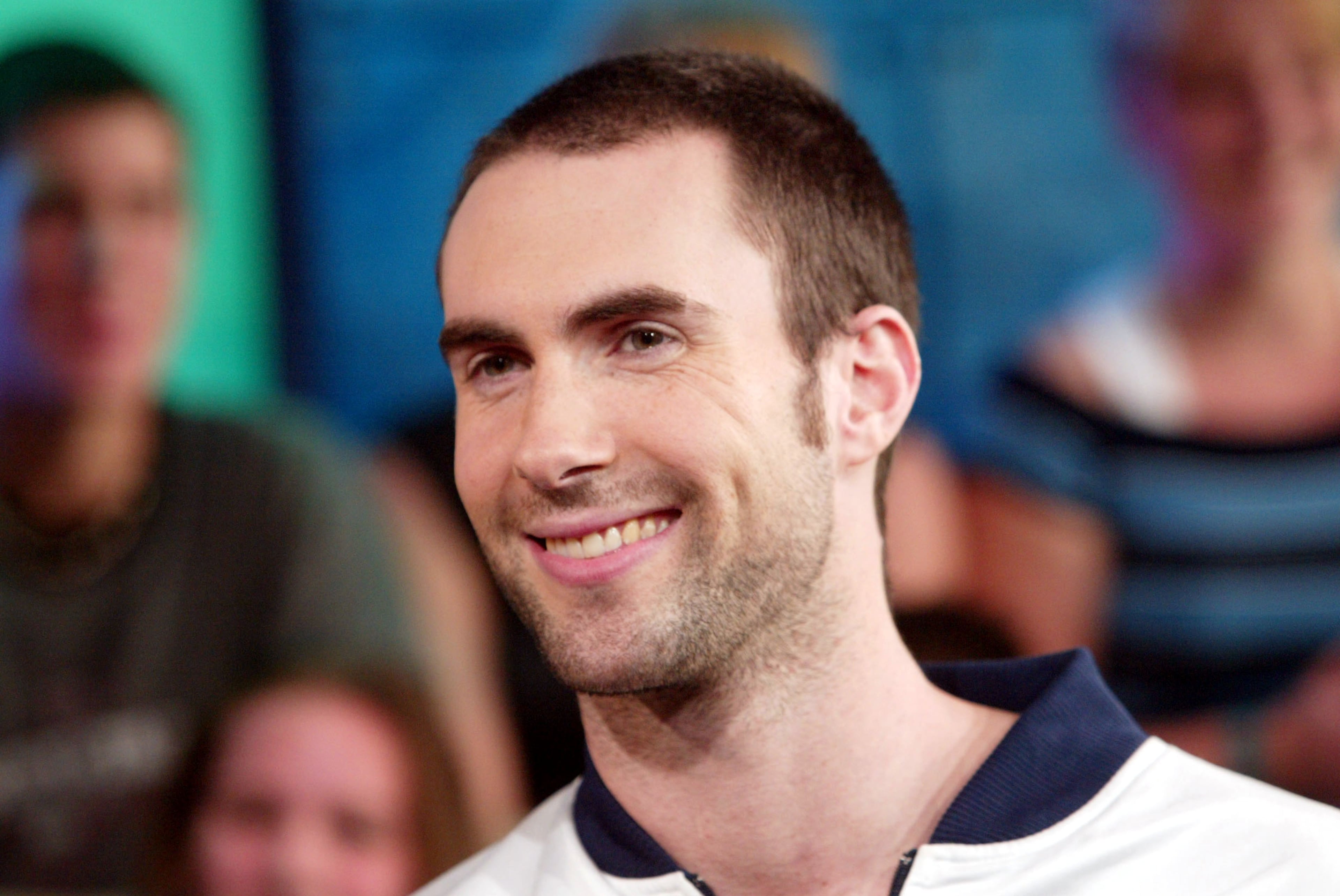 Maroon 5 vocalist Adam Levine appears on MTV's Total Request Live at MTV Studios August 19, 2004 in New York City. (Photo by Evan Agostini/Getty Images)