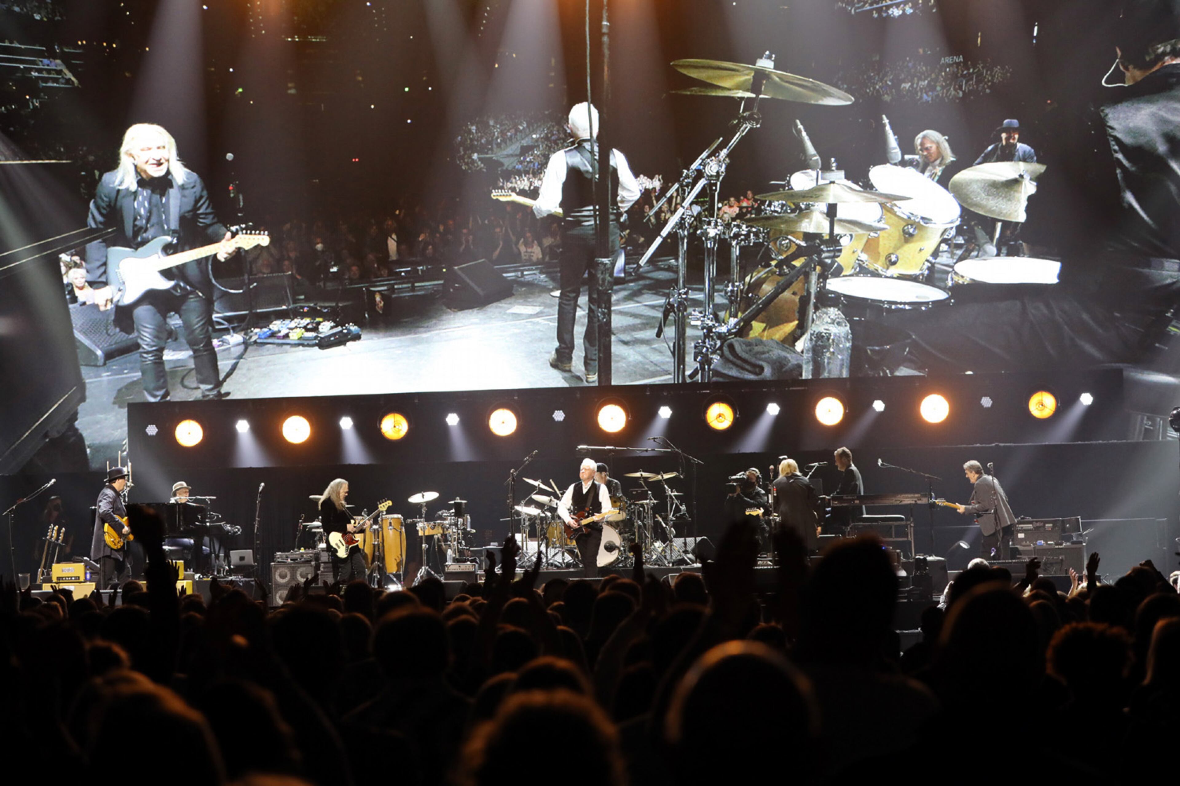 The Eagles brought their Hotel California Tour to sold-out State Farm Arena on Friday, March 4, 2022. (Photo by Robb Cohen for The Atlanta Journal-Constitution)