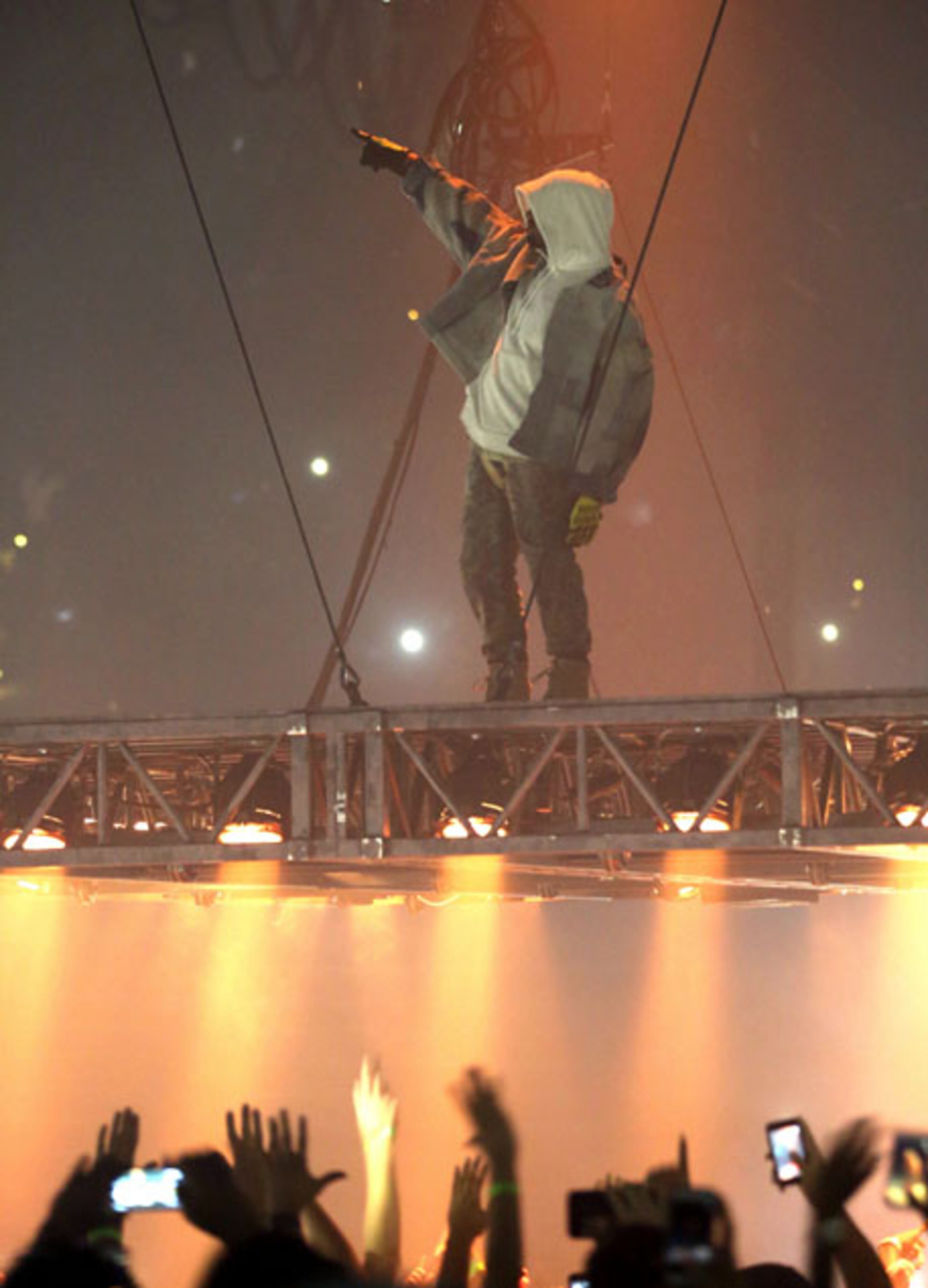 Kanye West played to a sold-out Philips Arena in Atlanta Monday, Sept. 12, 2016 on his Saint Pablo tour. / Robb Cohen Photography & Video /www.RobbsPhotos.com