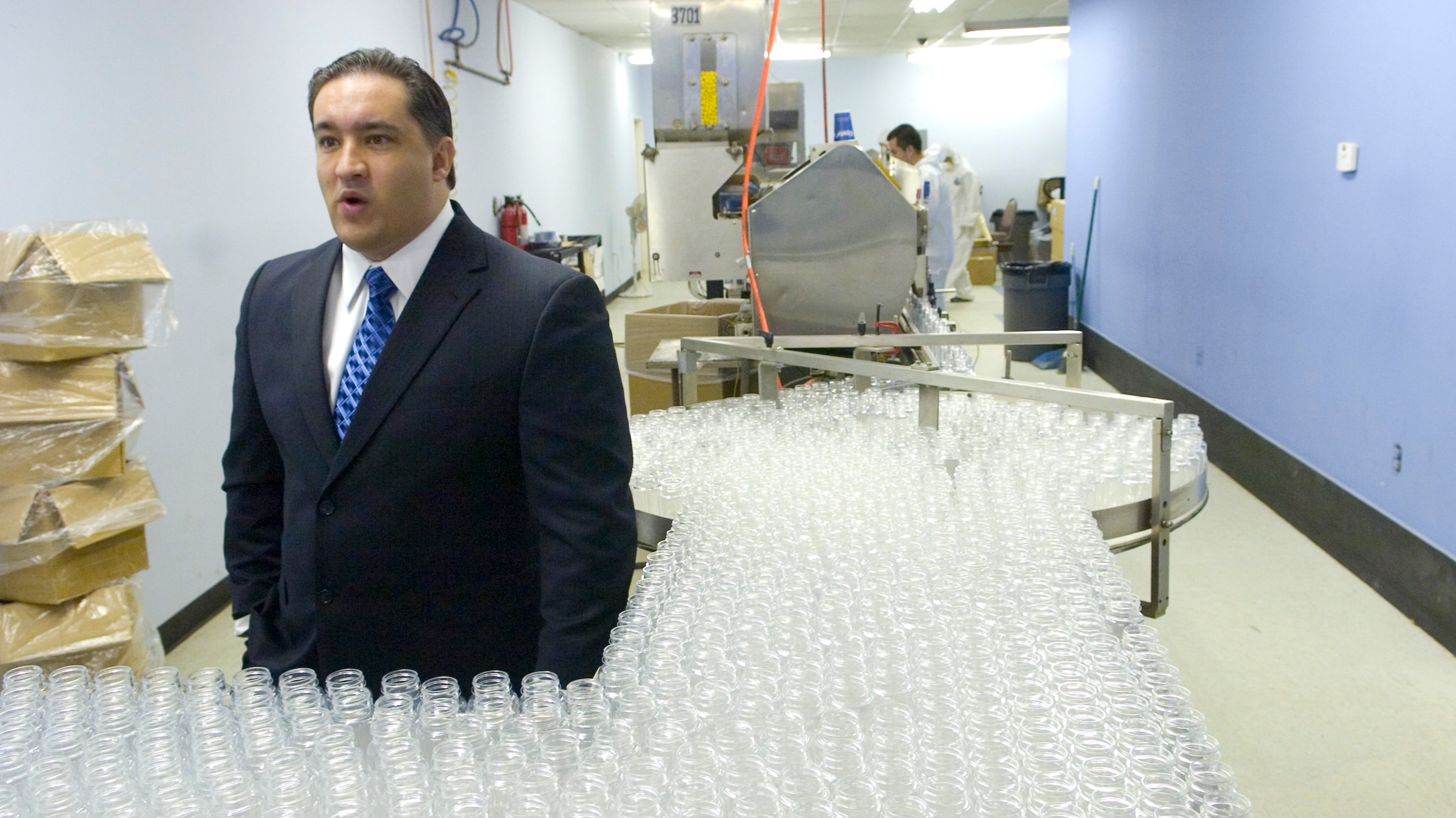 Hi-Tech Pharmaceuticals president and CEO Jared Wheat at the company's headquarters in Norcross in 2007. Photo Credit: ERIK S. LESSER