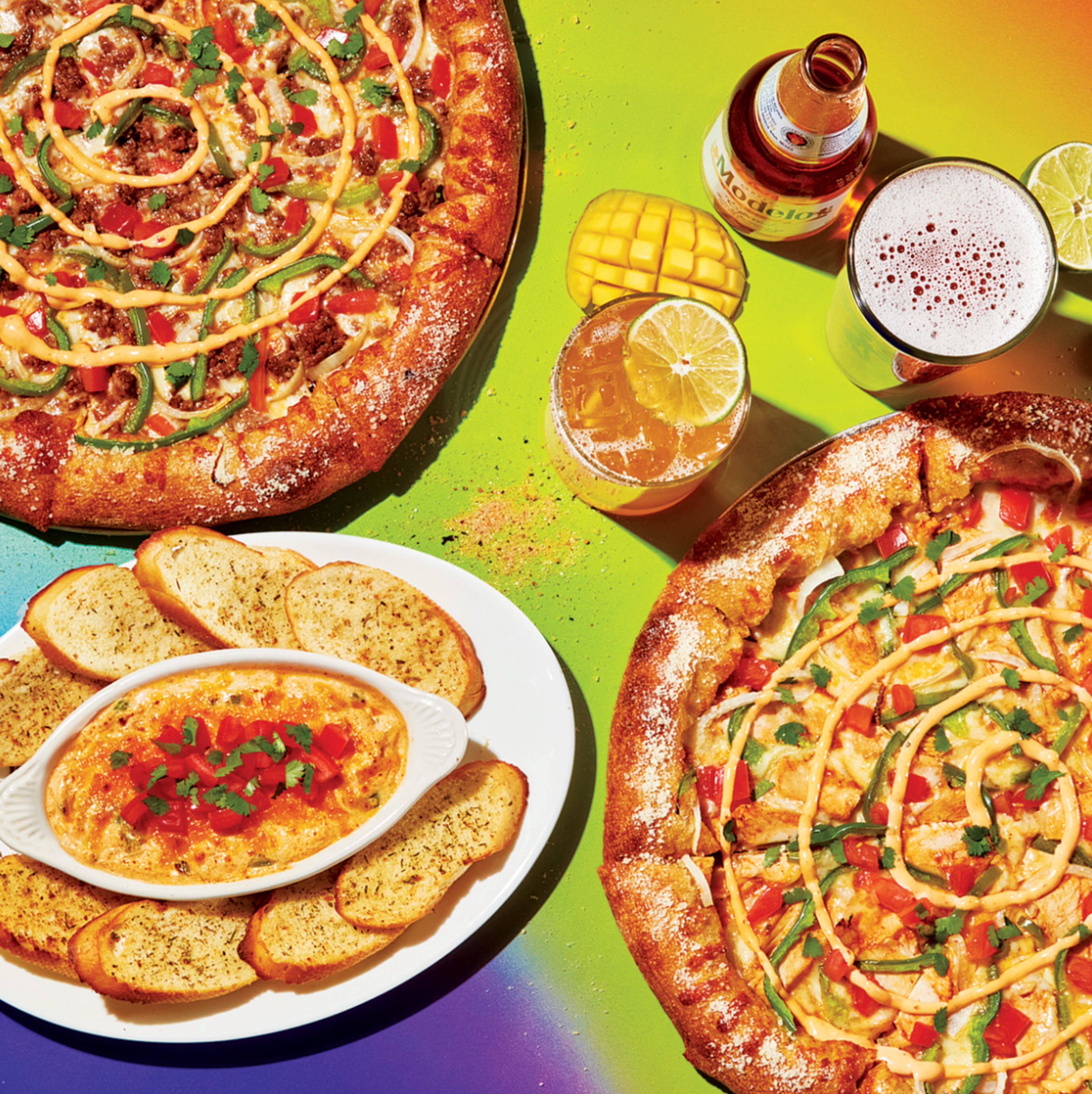 Mellow Mushroom is mashing up tacos and pizza with its summer Taco Nirvana menu. March 28, 2025 (Courtesy of Mellow Mushroom)