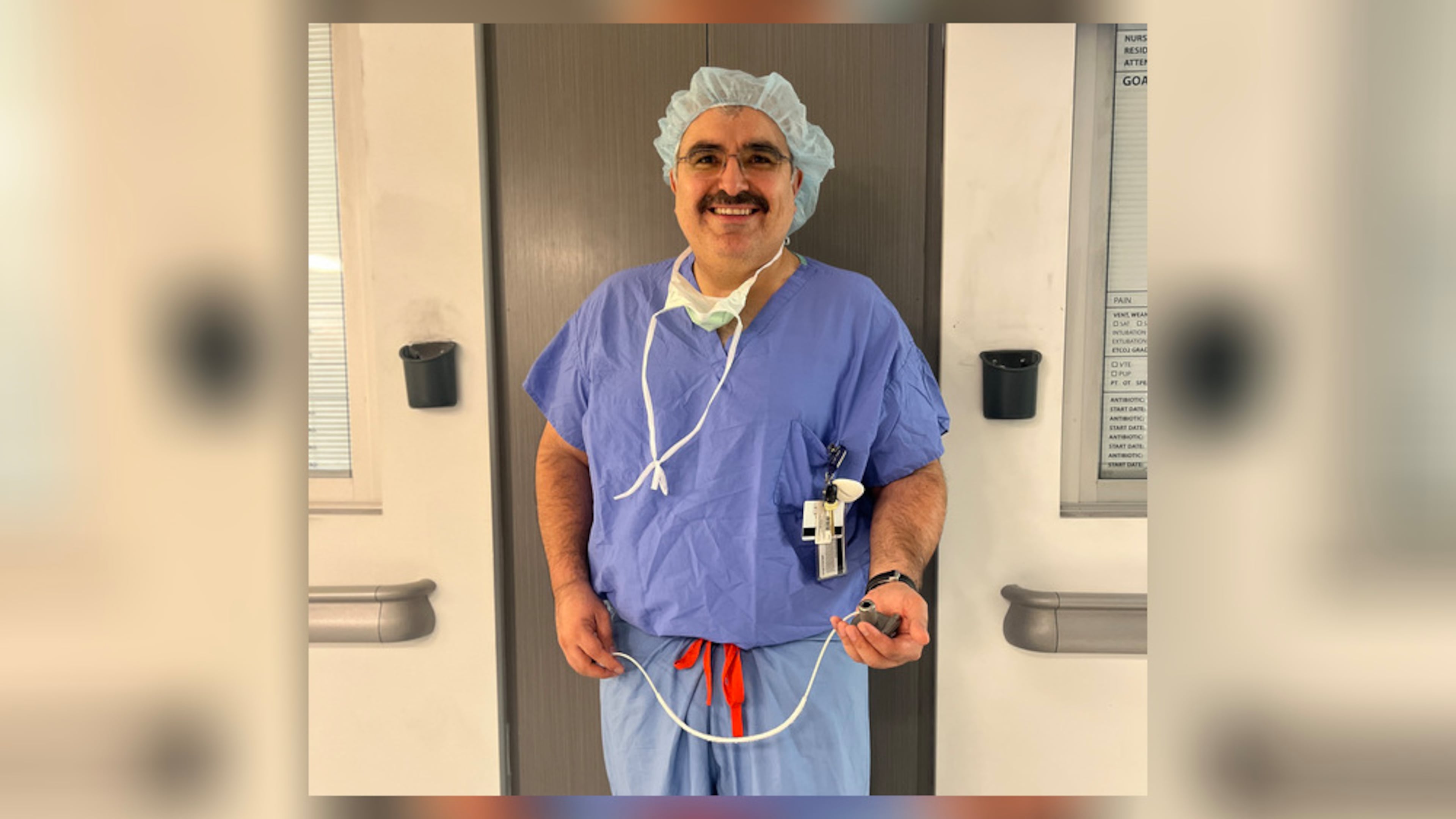 Mani Daneshmand, an Emory cardiothoracic surgeon and leader of the clinical trial at Emory studying the new pump, known as a ventricular assist device or VAD with the brand name of BrioVAD System. (Contributed by Emory Healthcare)