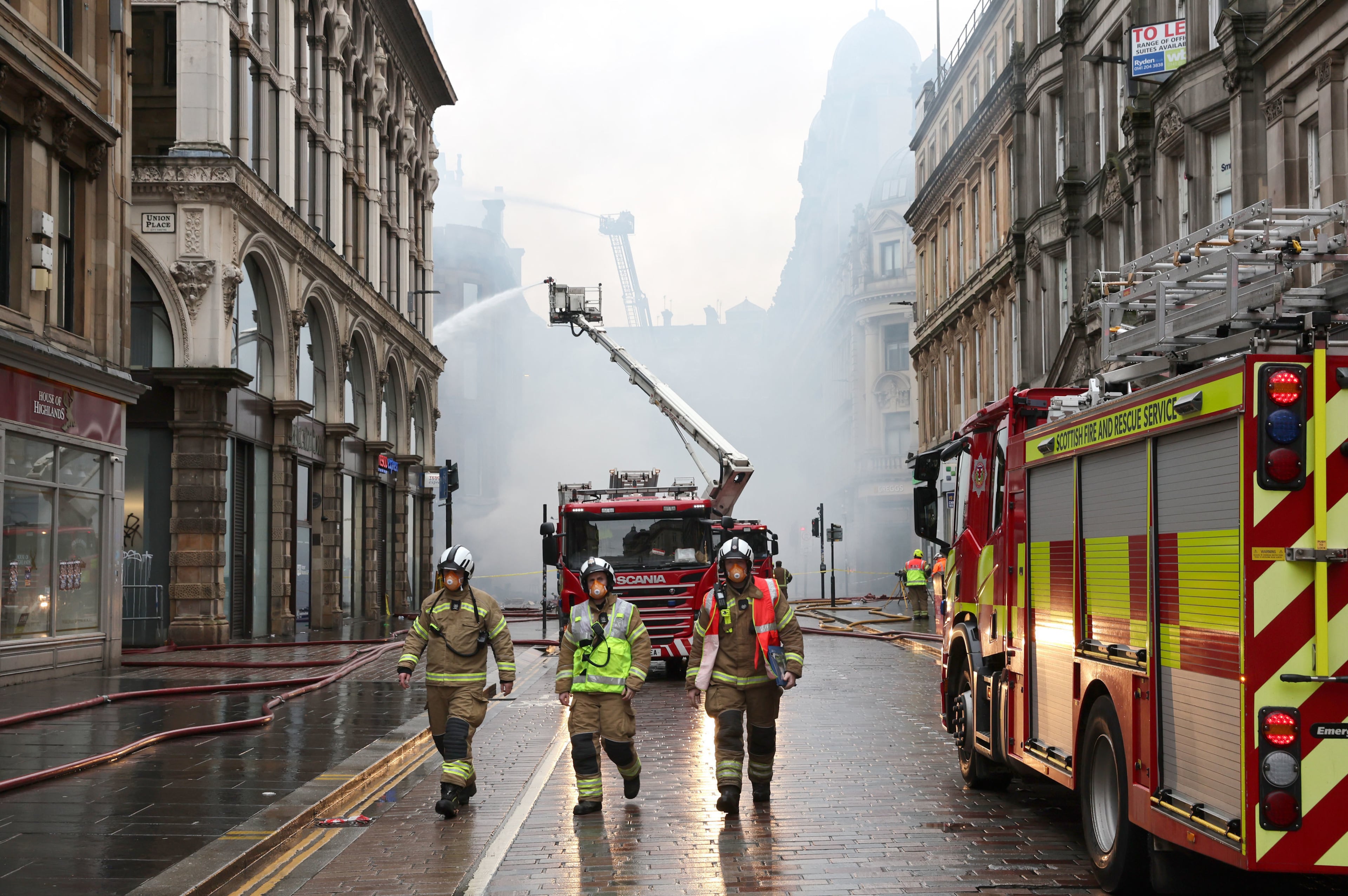 Glasgow Central fire