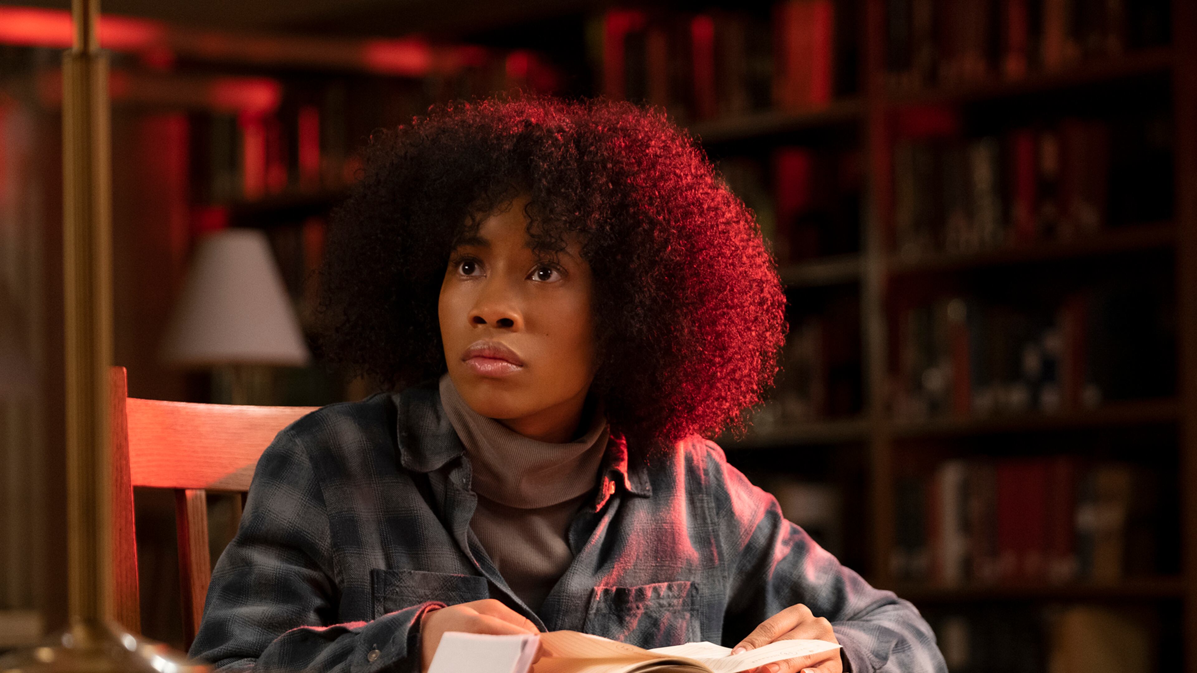 Atlanta actress Zoe Renee stars in the new Amazon Studios thriller "Master" about a college freshman's experience with racism and the supernatural forces that haunt her elite Northeastern college.
Courtesy of Linda Kallerus