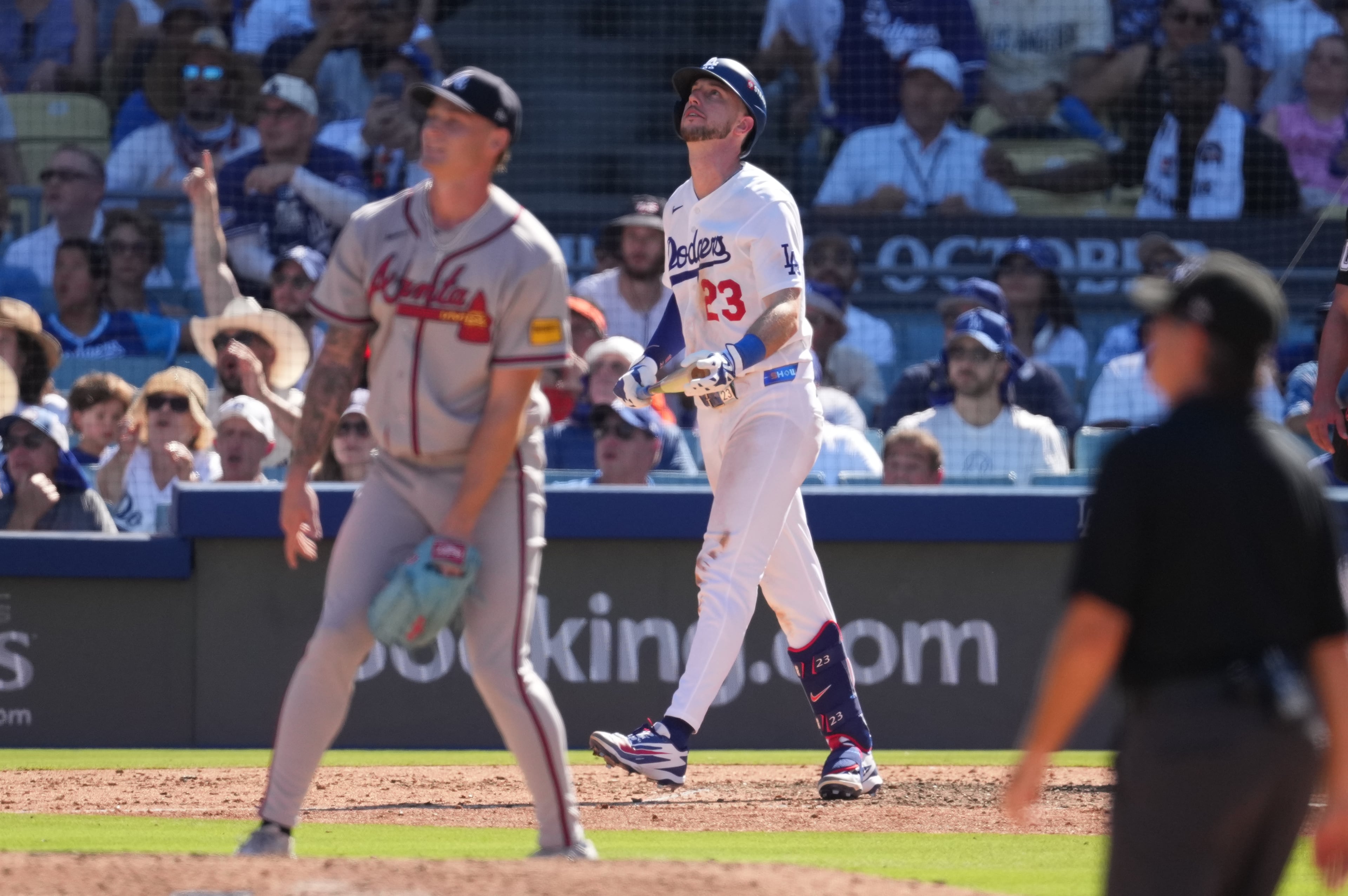APTOPIX Braves Dodgers Baseball