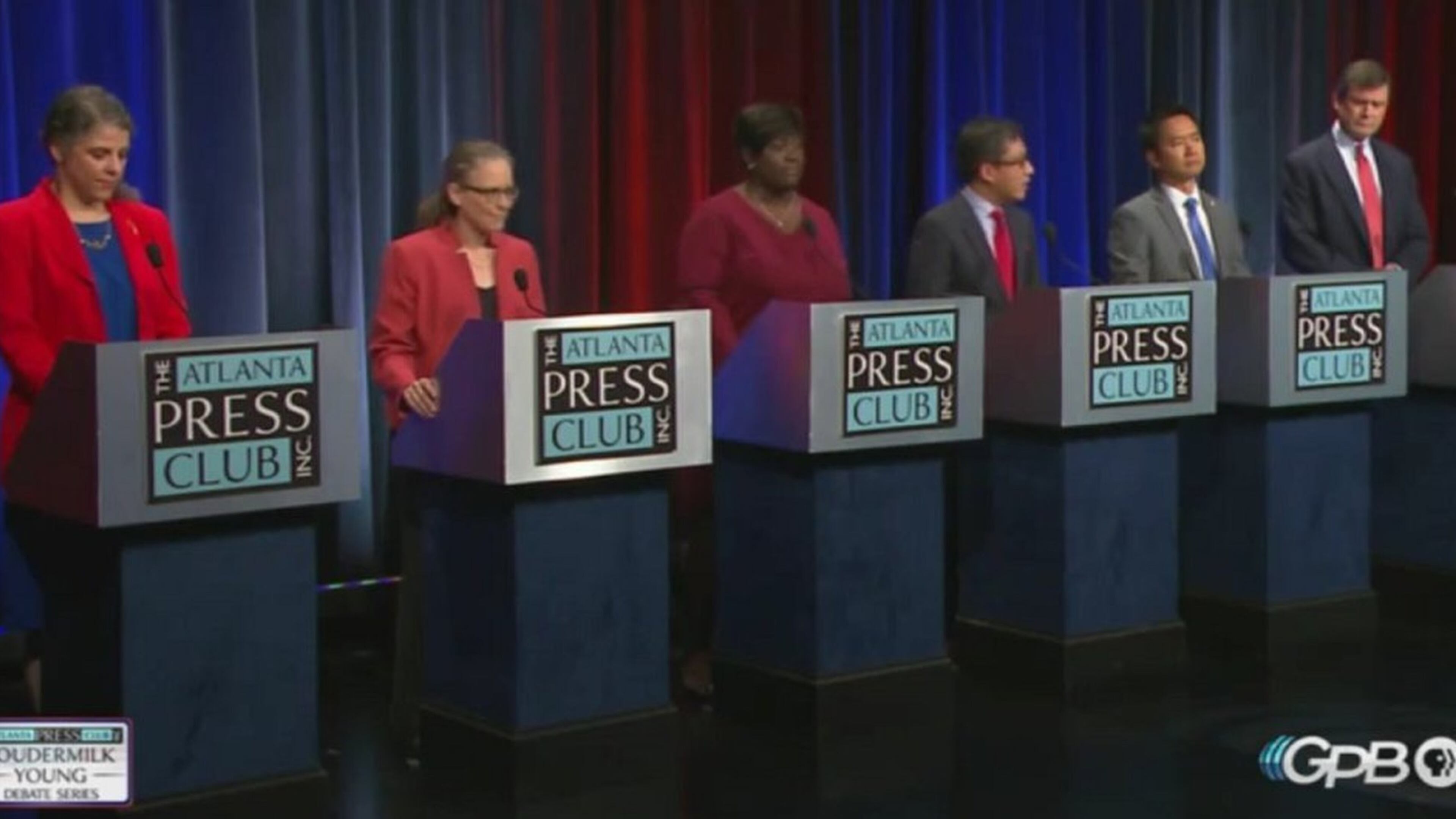 Democratic candidates for Georgia’s 7th Congressional District participated in an Atlanta Press Club debate on Georgia Public Broadcasting Tuesday.