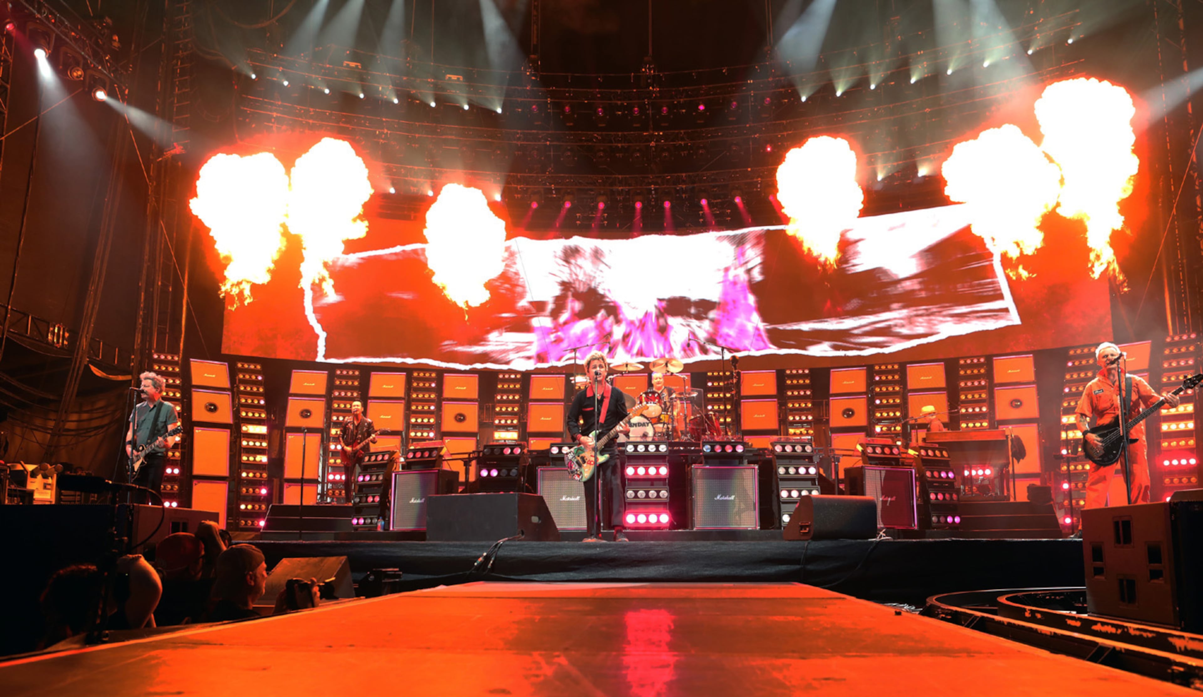 Green Day brought their Saviors Tour to Truist Park on Wednesday, August 28, 2024. Opening acts were Smashing Pumpkins, Rancid, The Linda Lindas and Paradox..
Robb Cohen for the Atlanta Journal-Constitution