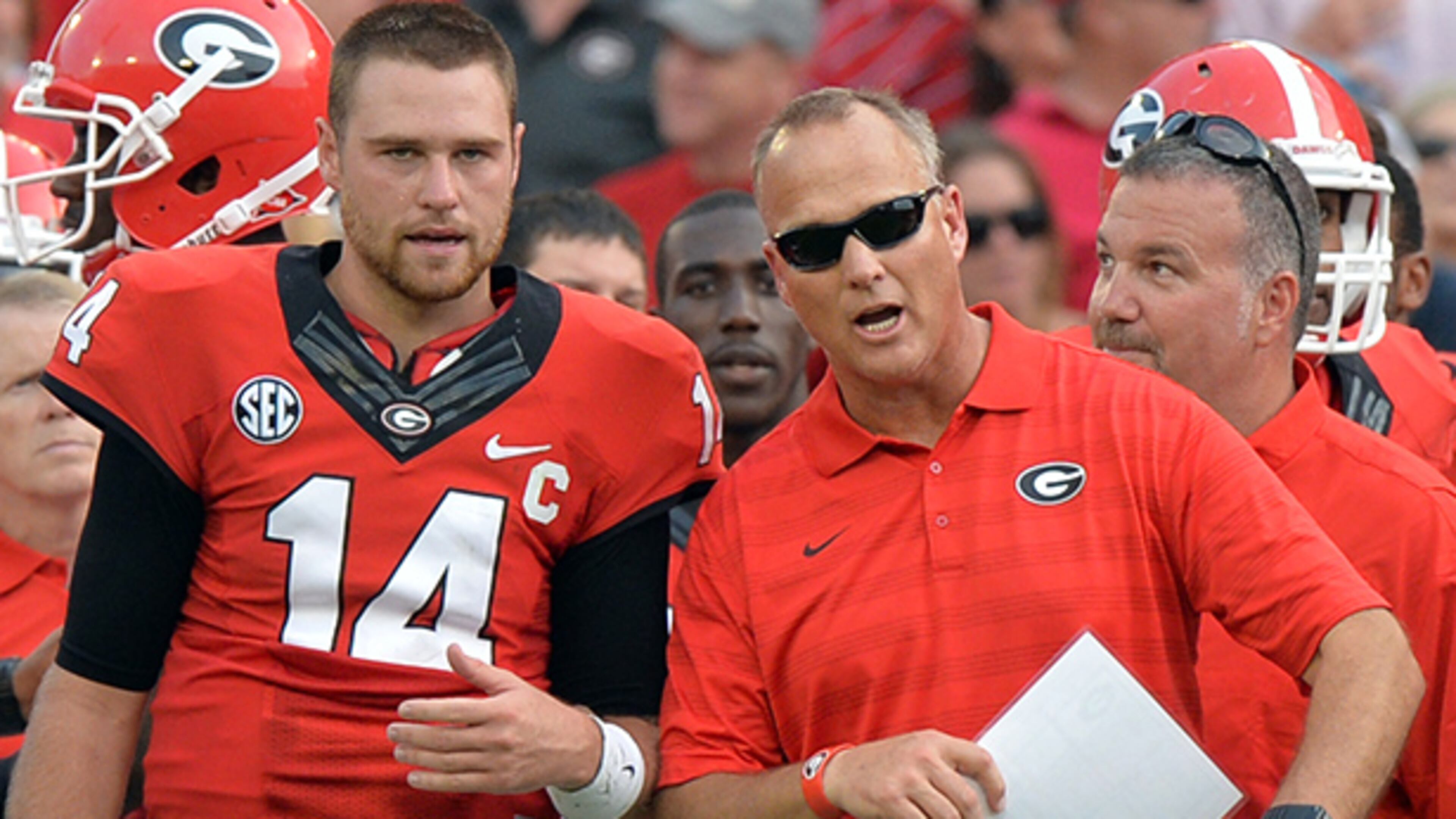“I’ve got a feeling this game could get a little bloody,” Bulldogs coach Mark Richt says about this weekend's matchup against South Carolina.