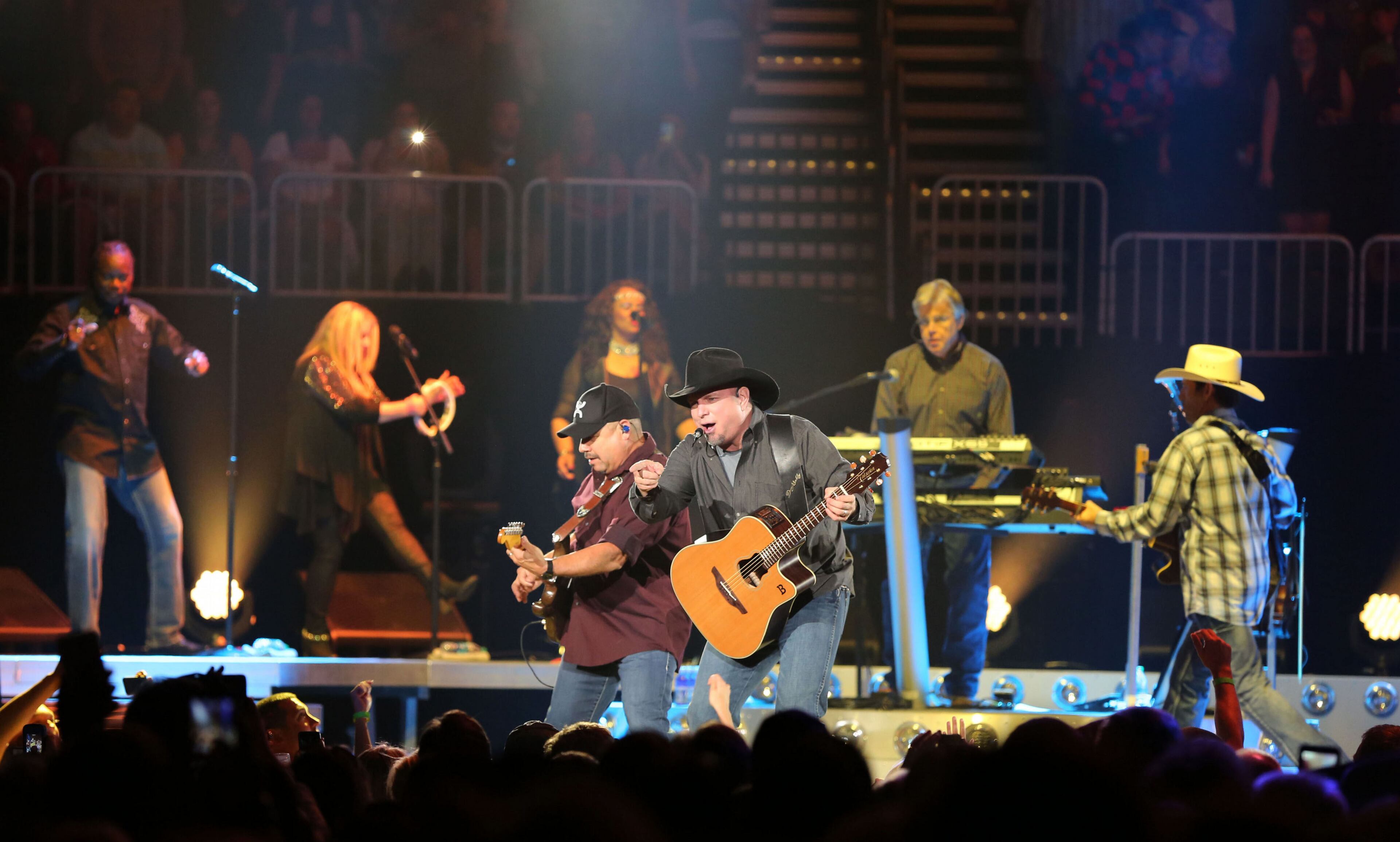 Legendary country singer-songwriter-guitarist Garth Brooks played the first of seven sold out shows Friday evening at Philips Arena. Robb D. Cohen/RobbsPhotos.com