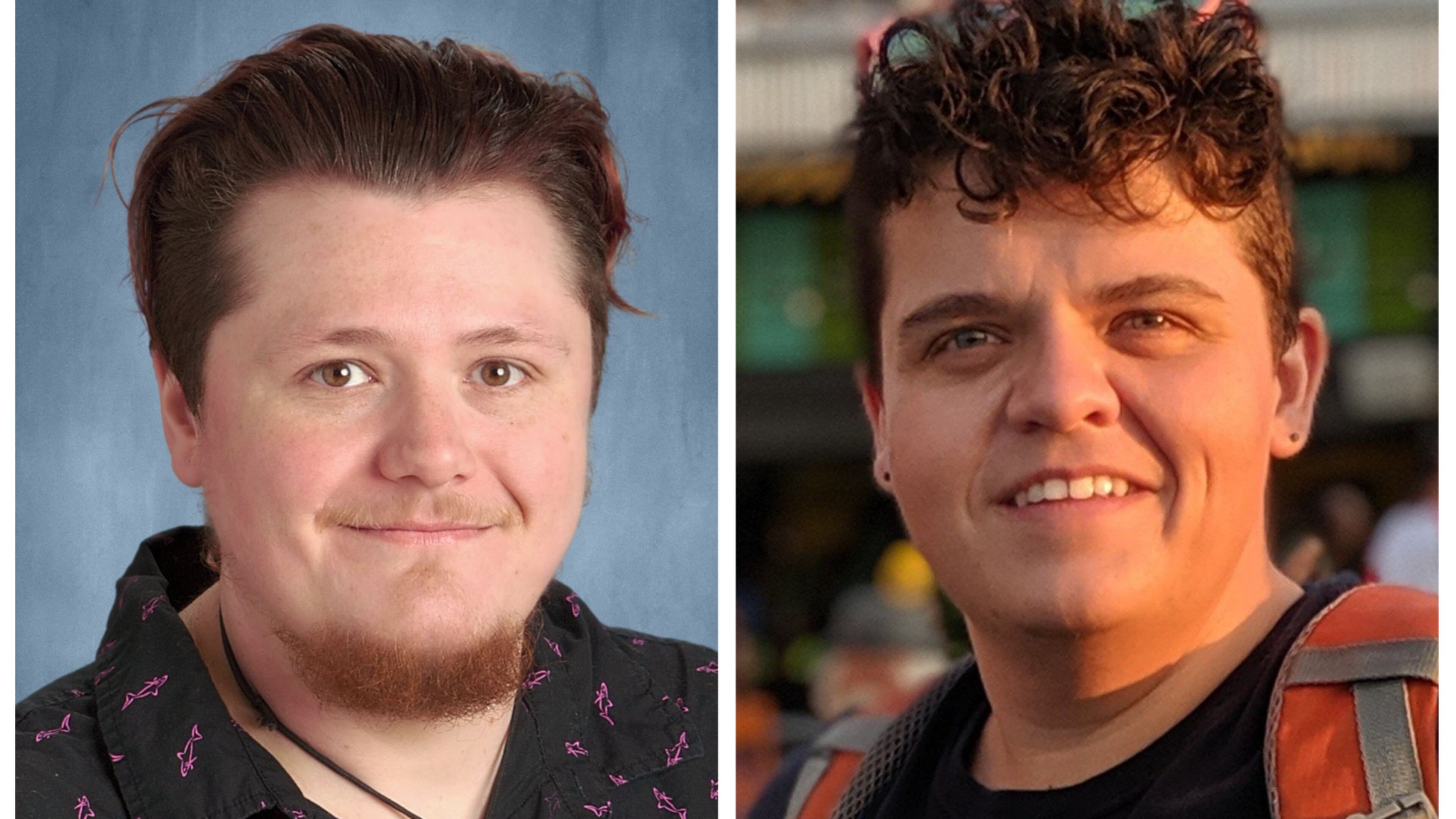 State employees Benjamin Johnson (left) and Micha Rich are suing Georgia because they say the State Health Benefit Plan is discriminating against them by denying them treatment for transgender care. Submitted photos.