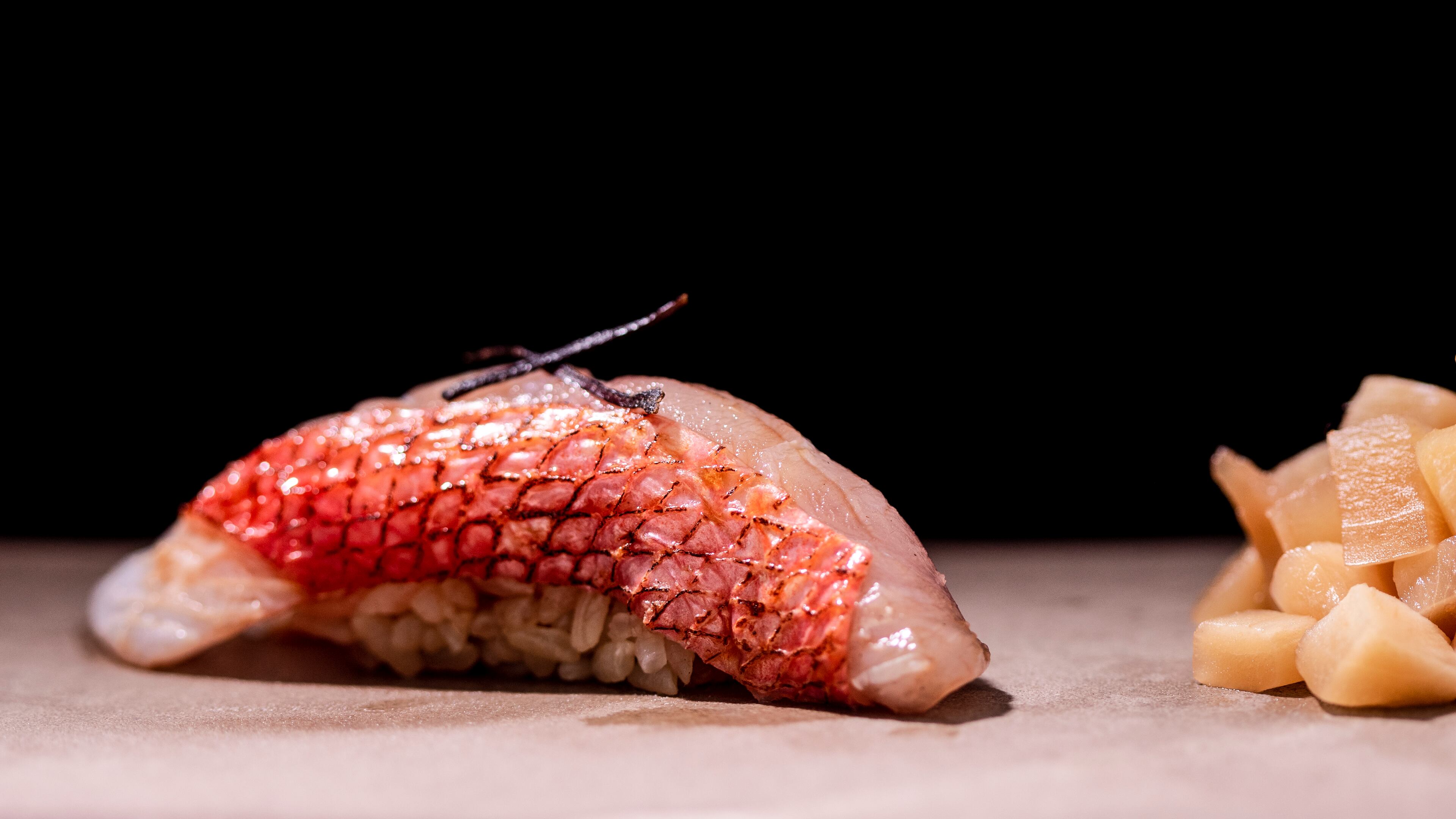 Kinmedai tastes mildly sweet, buttery and full of umami, with a tender and creamy texture, according to Kikkoman Corp. (Courtesy of Heidi Harris)