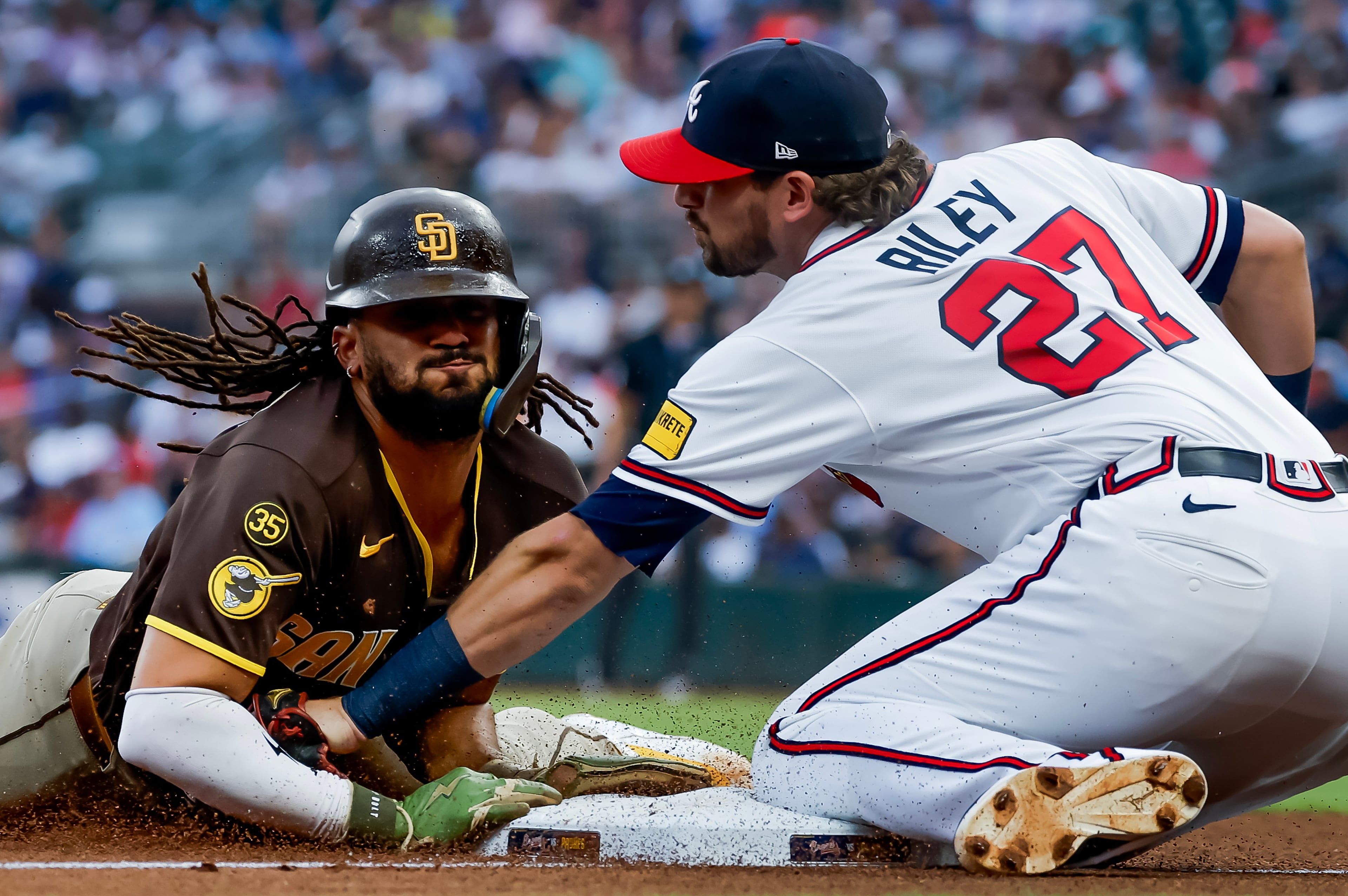 APTOPIX Padres Braves Baseball