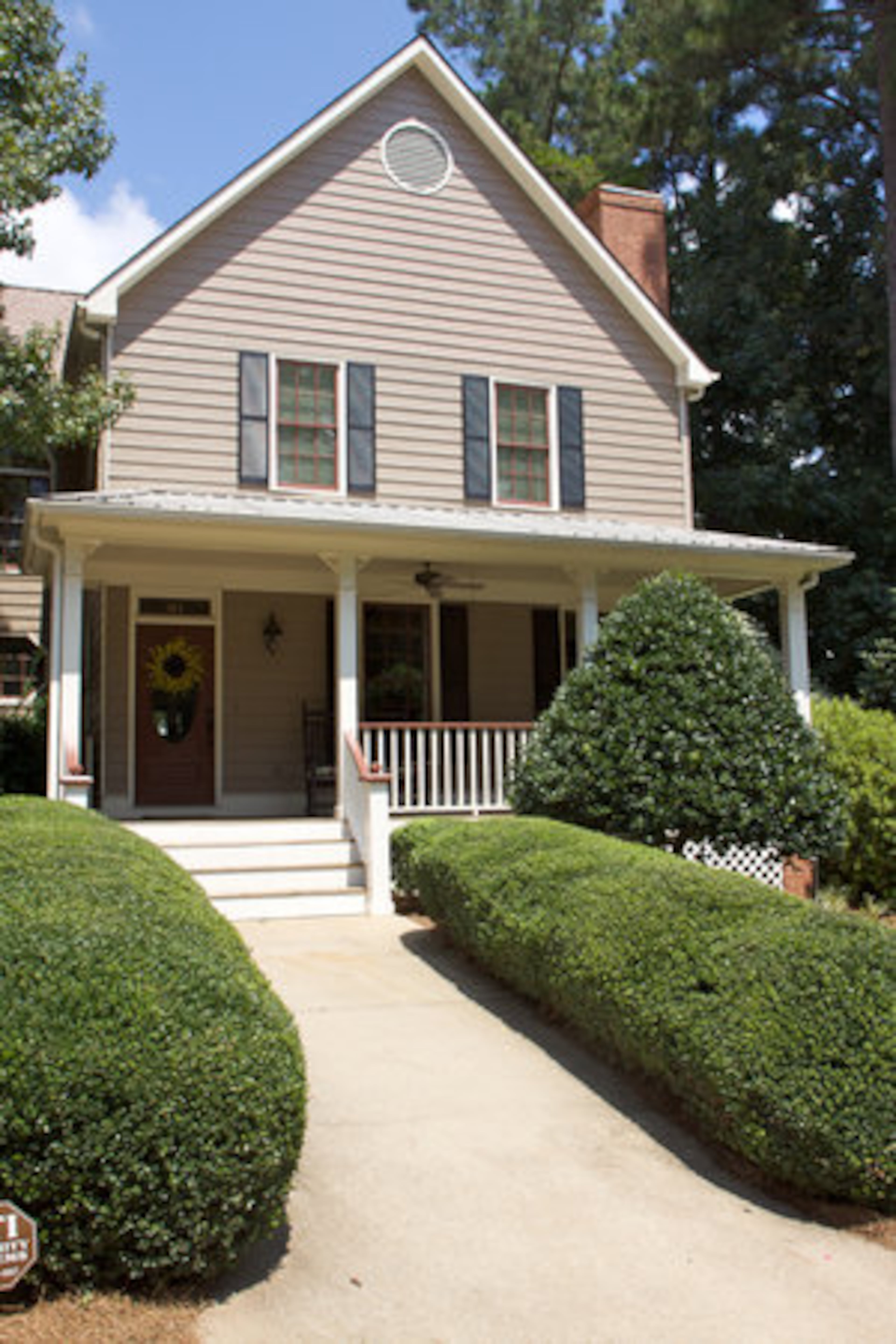 Todd and Laura Strickland's four-bedroom home in Peachtree City was purchased 12 years ago to accommodate their growing family. Todd says his property has some of the best trees in the neighborhood that create much-needed shade during the hot summers.