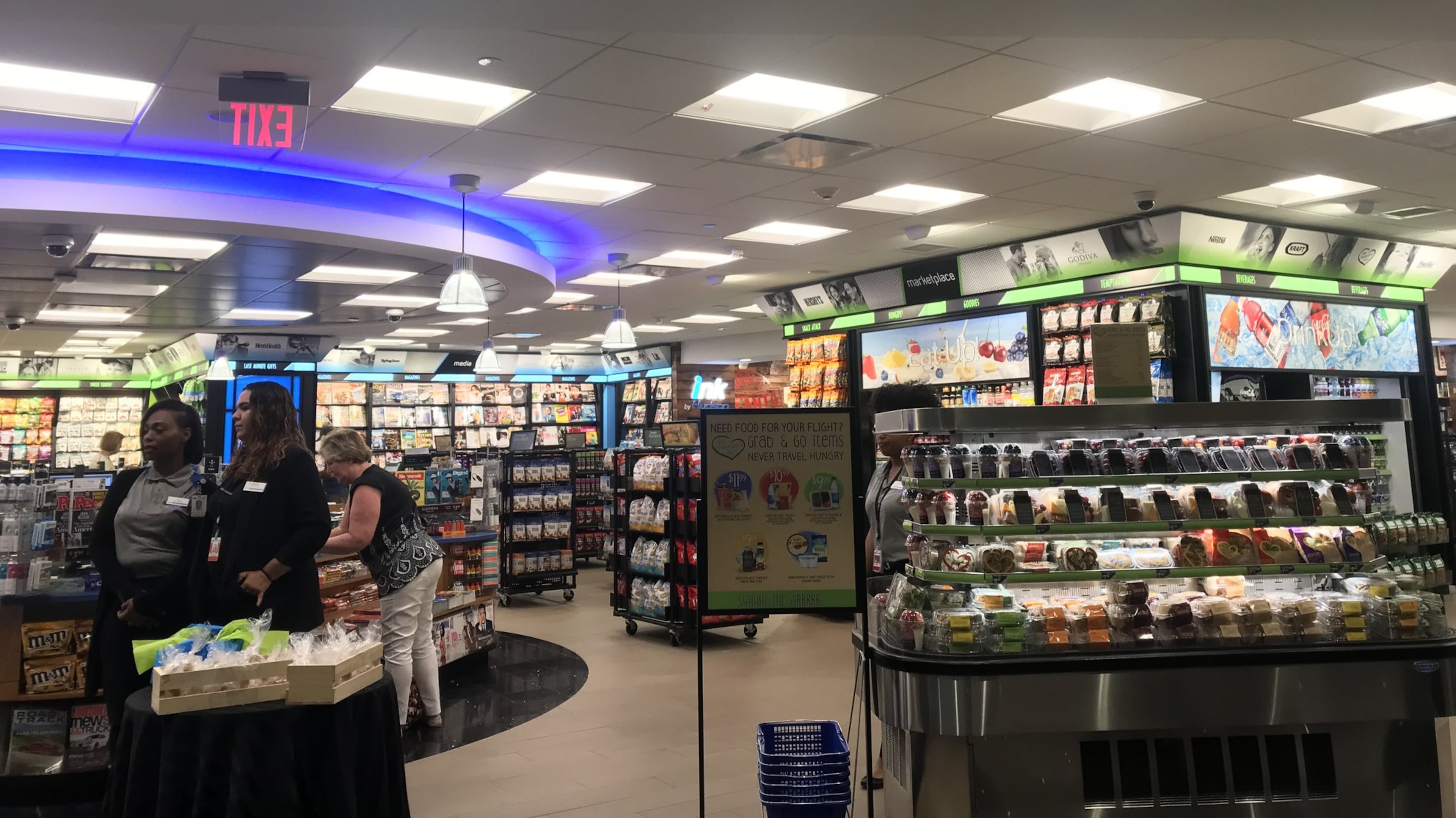 The new Hudson store on Concourse F at Hartsfield-Jackson International Airport.