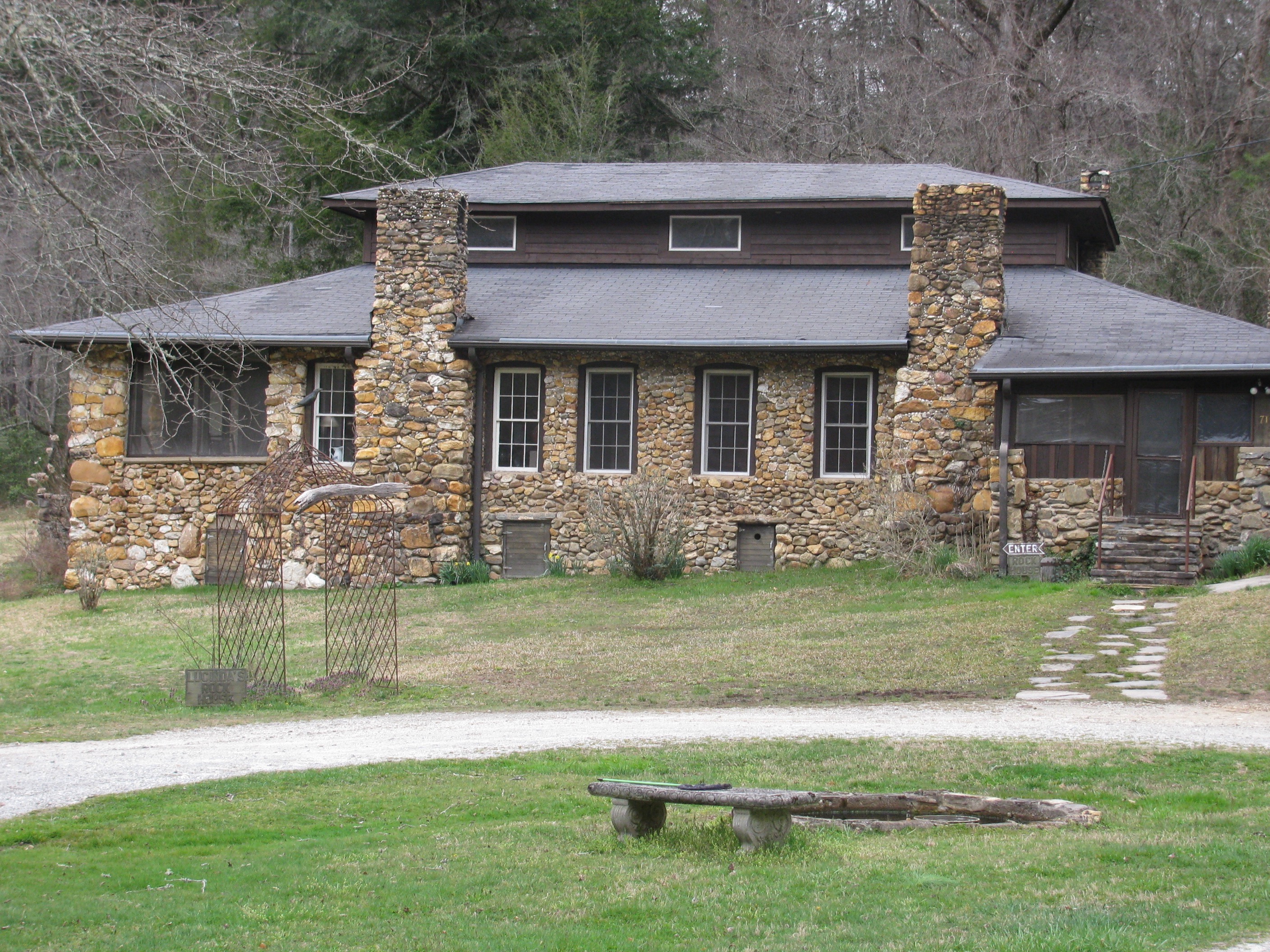 Lucinda's Rock House at Hambidge Center in Rabun County.
Courtesy of Suzanne Van Atten