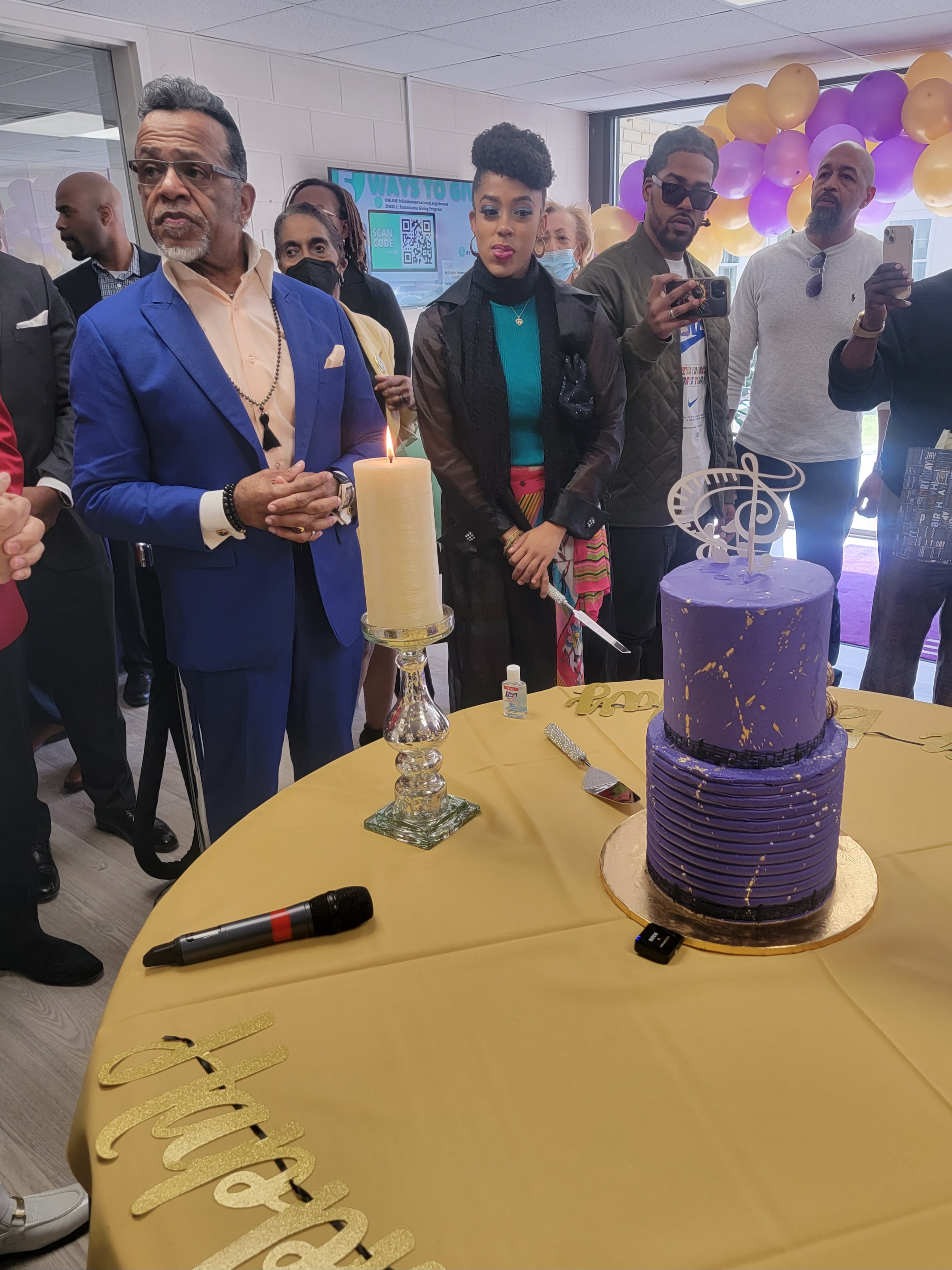 Bishop Carlton Pearson, a well-known pastor, author and singer, died earlier this month in Tulsa. He was a frequent visitor to metro Atlanta churches. With him is his daughter, Majestè Amour Pearson, and son, Prince Julian Pearson. Courtesy