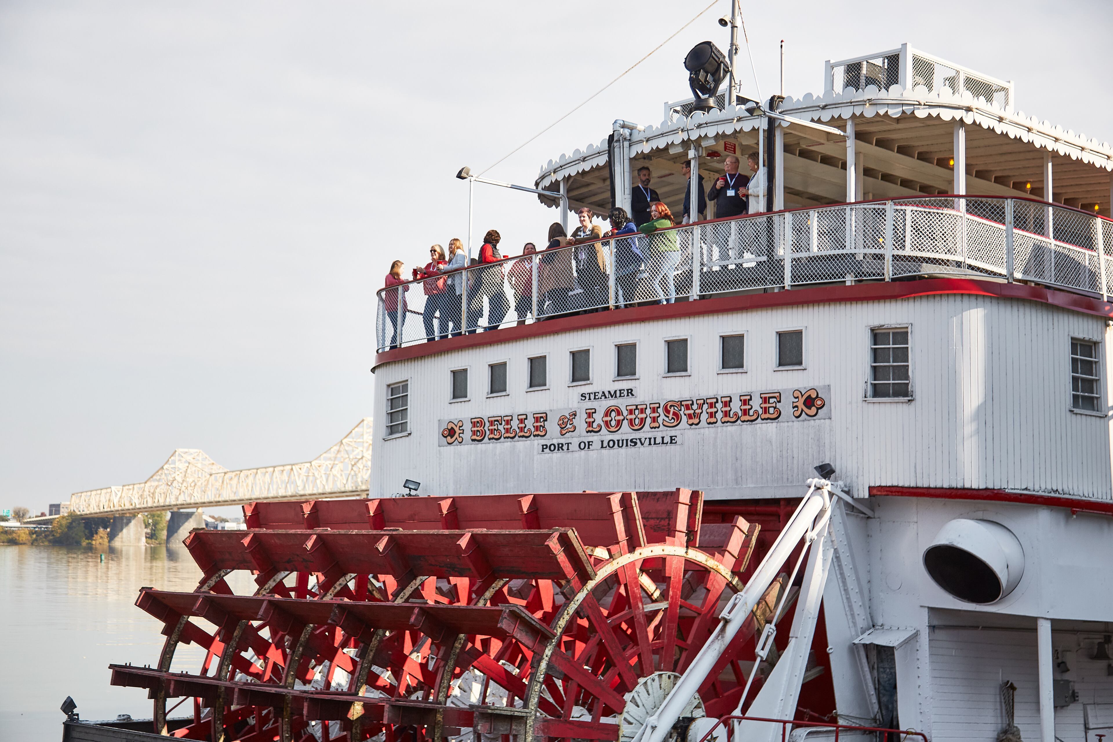 The Belle of Louisville steamboat takes riders along the Ohio River in Kentucky.
Courtesy of Kentucky Tourism