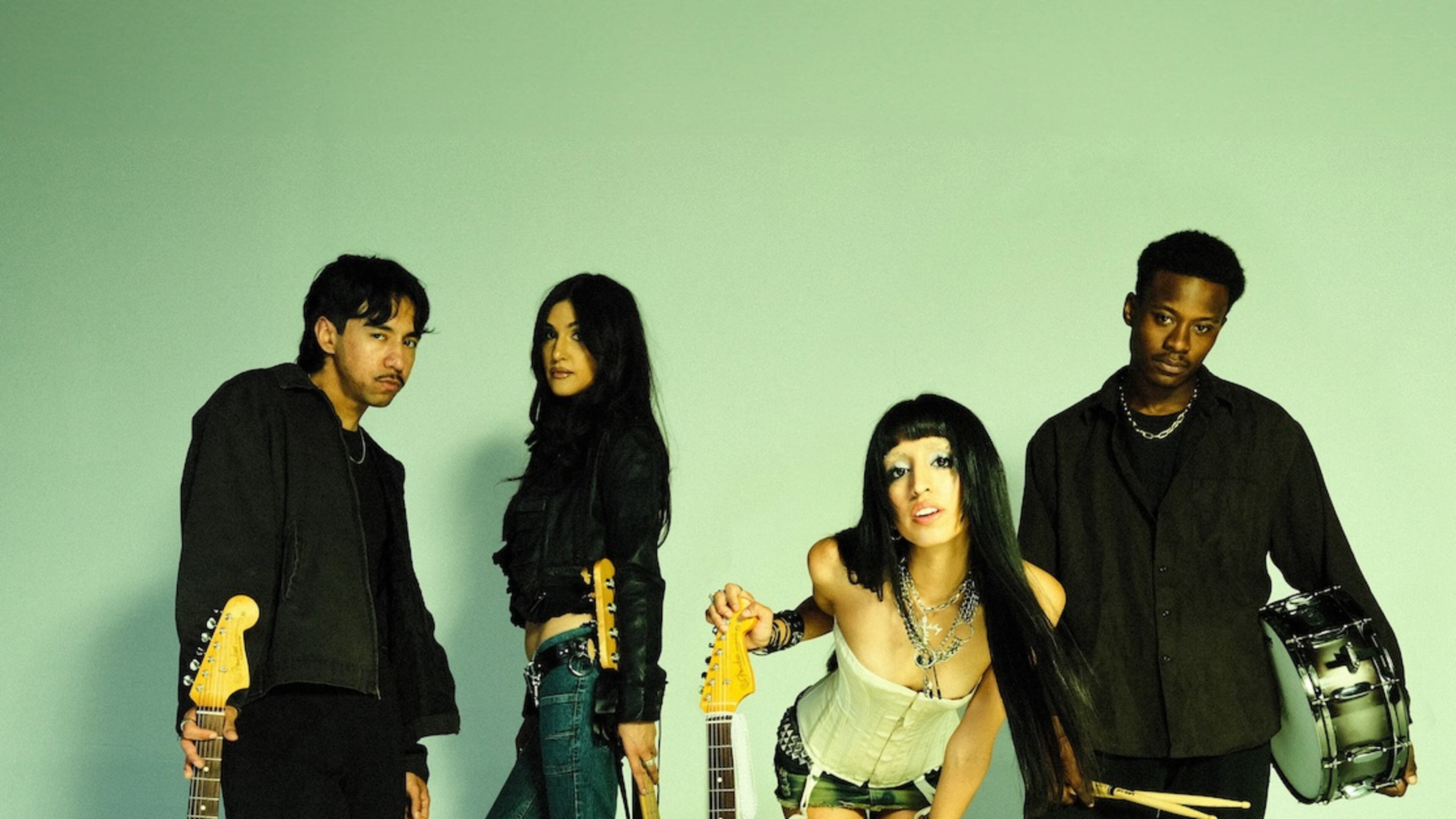 Glixen — from left, Esteban Santana, Sonia Garcia, Aislinn Ritchie and Keire Johnson — produce a wall of sound. (Courtesy of Glixen)