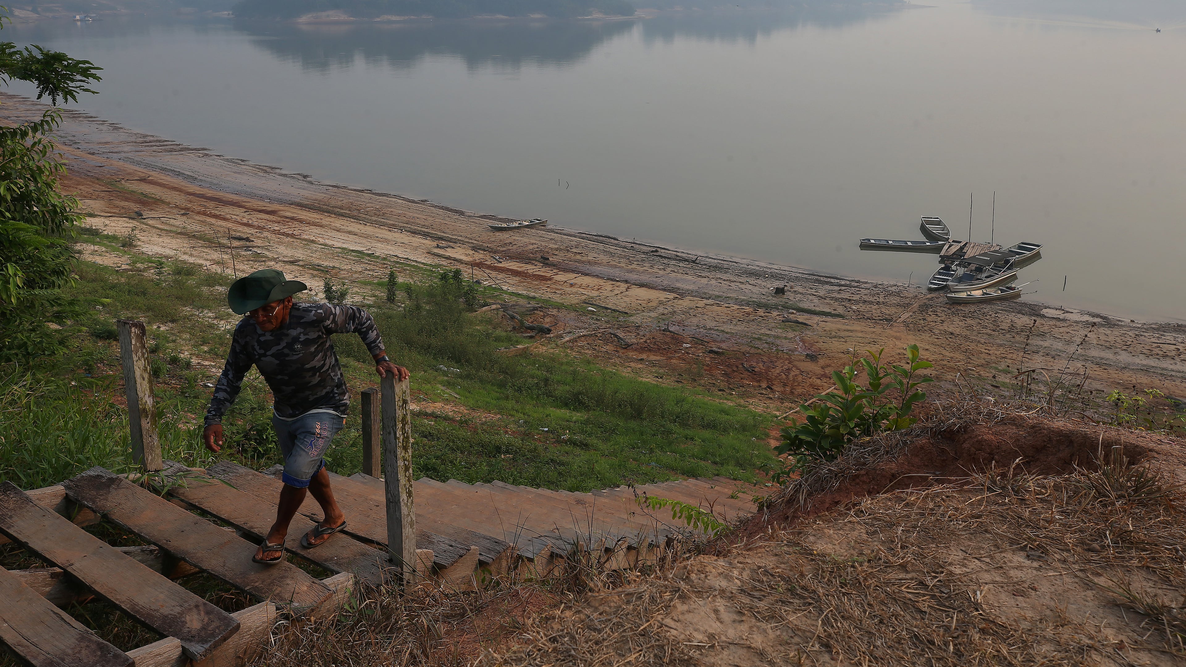 FILE - A voter arrives at a polling station during a presidential election runoff in Autazes, Oct. 25, 2026. (AP Photo/Edmar Barros, File)