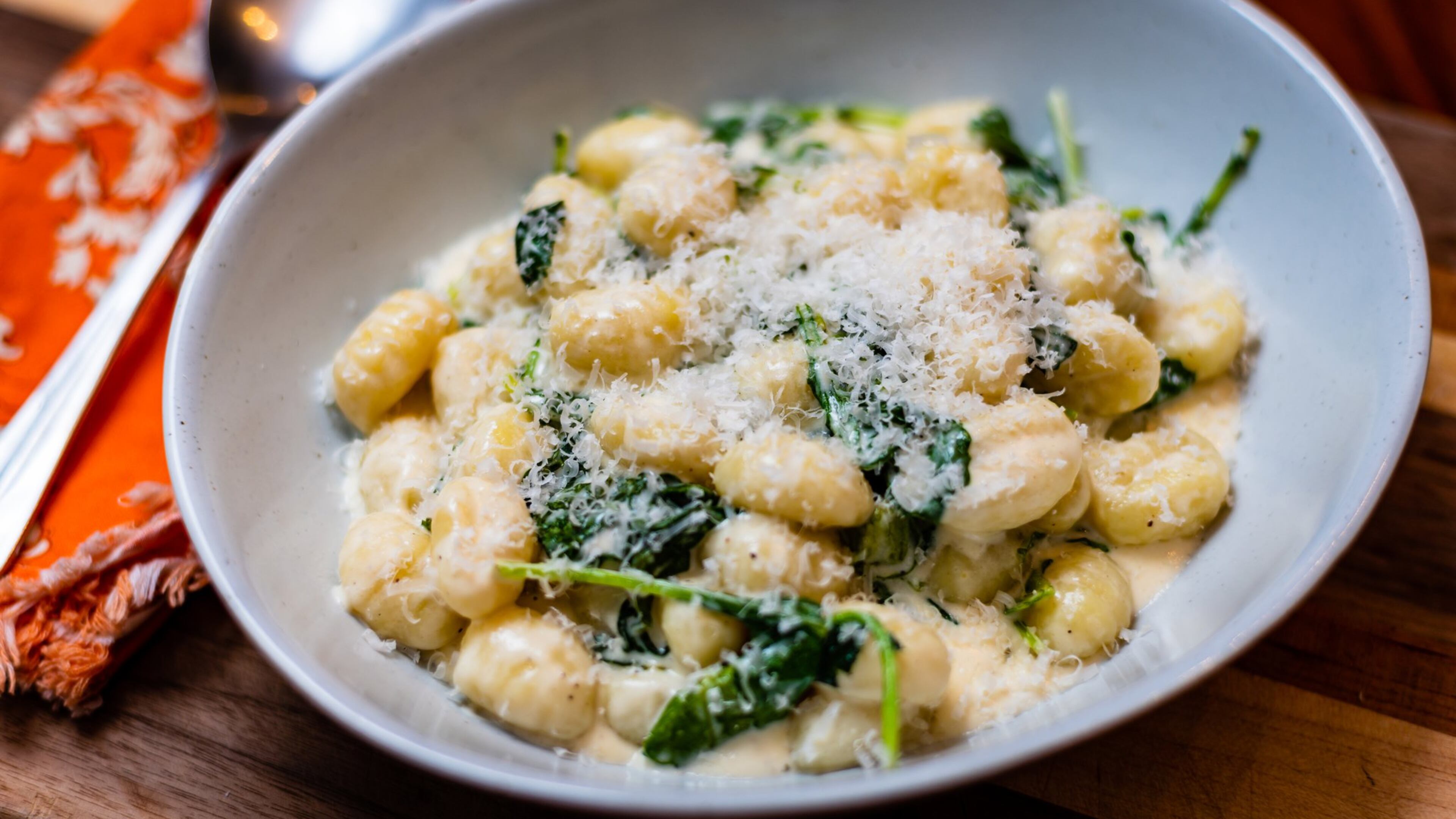 Gnocchi with Baby Kale and Lemon Cream Sauce. CONTRIBUTED BY HENRI HOLLIS