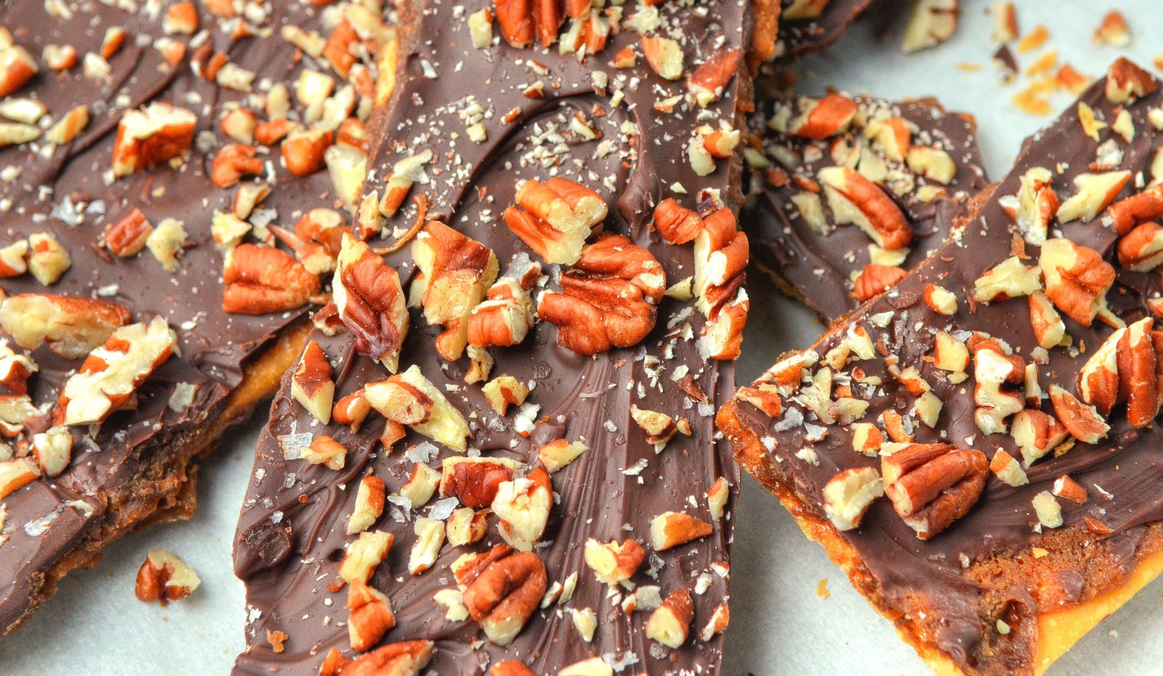 Saltine Toffee. STYLING BY WENDELL BROCK. CONTRIBUTED BY CHRIS HUNT