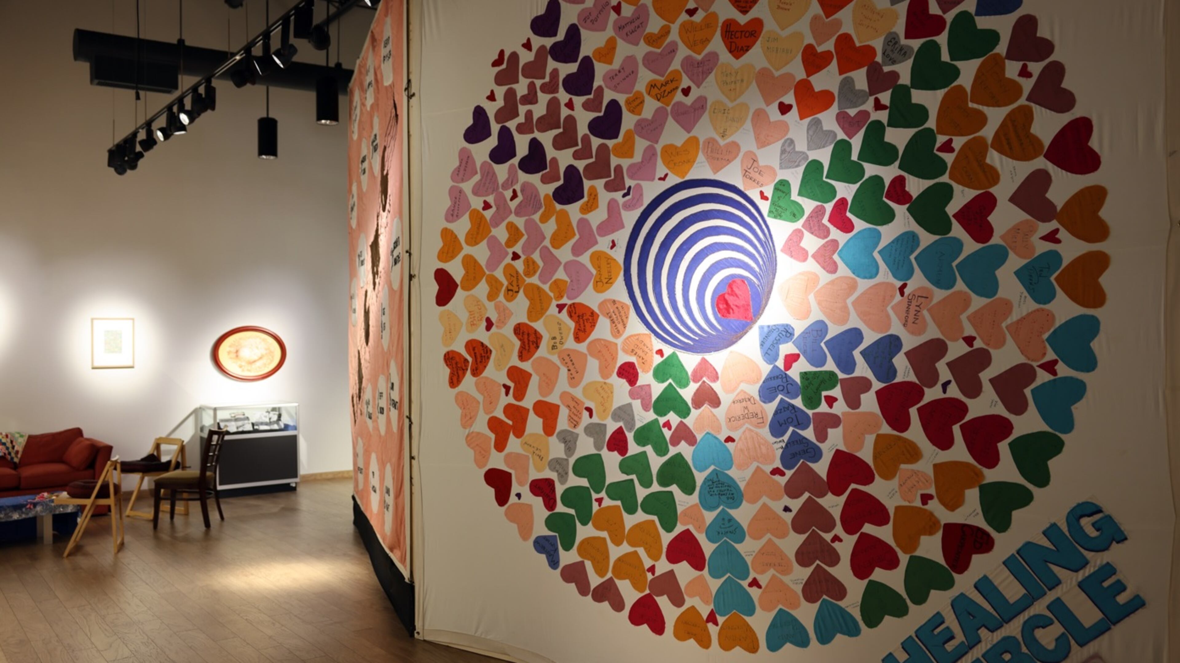 One of the goals of the AIDS Memorial quilt exhibition is to reach people who aren’t aware of the devastating impact of HIV. Photo: Morgan Wiley